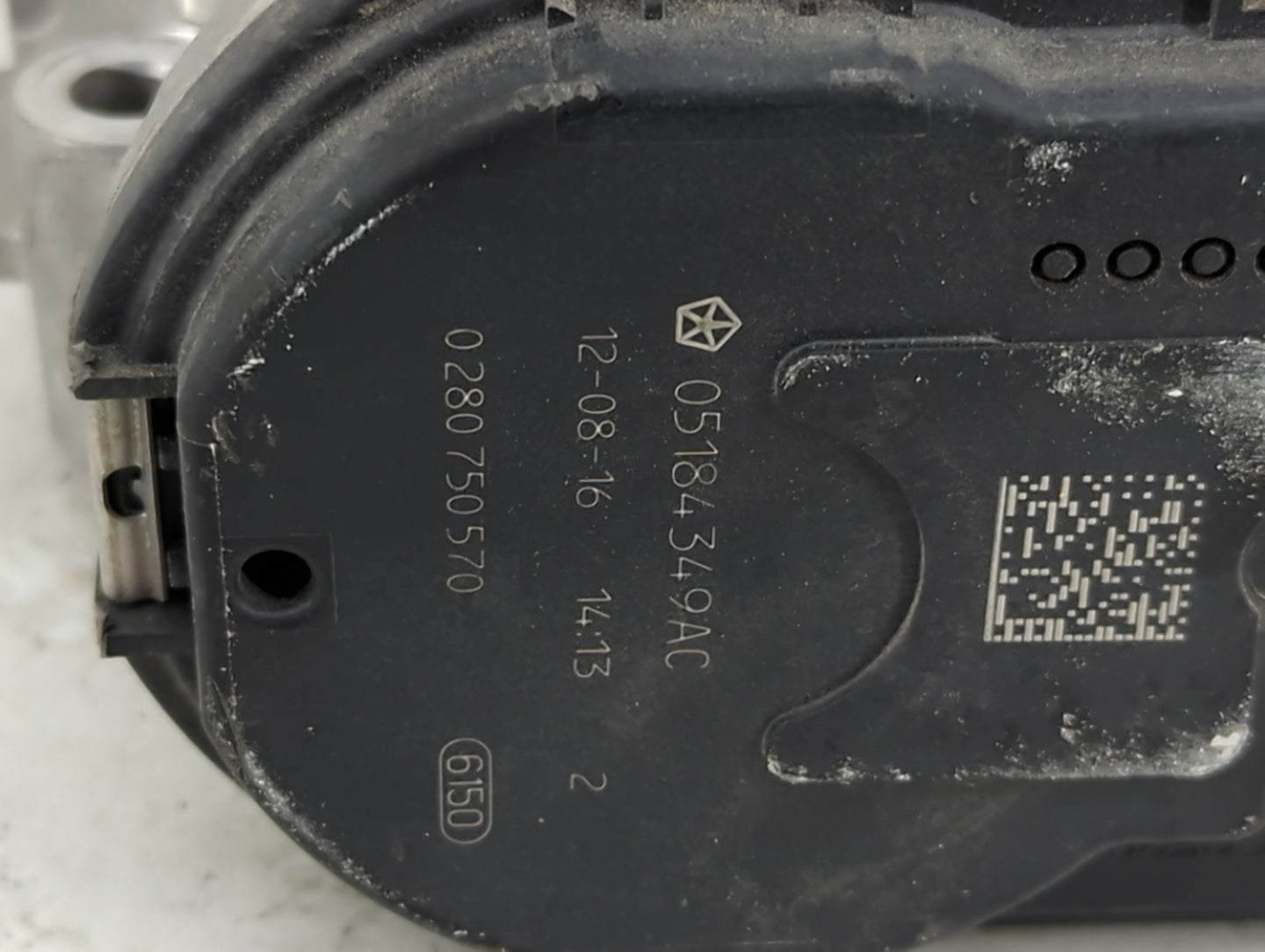 2011-2022 Chrysler 300 Throttle Body P/N:0 280 750 570 05184349AC Fits OEM Used Auto Parts - Oemusedautoparts1.com