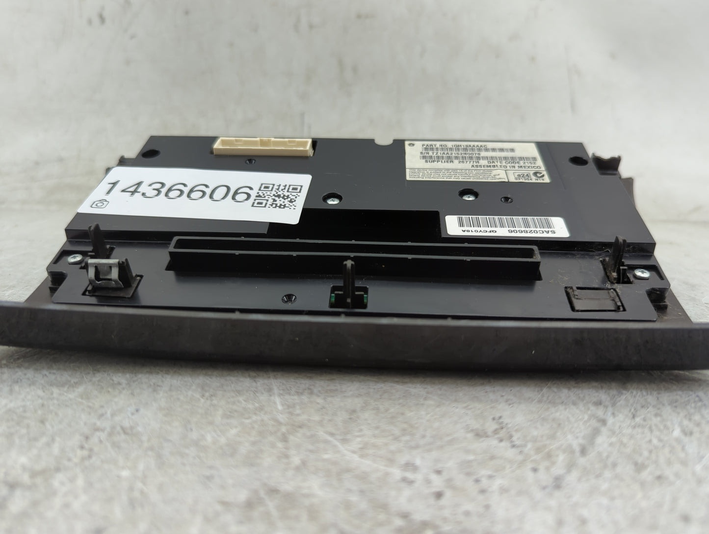 2013 Chrysler 300 Climate Control Module Temperature AC/Heater Replacement P/N:1QH13AAAC SAC028606, QFCY018A Fits OEM Used A