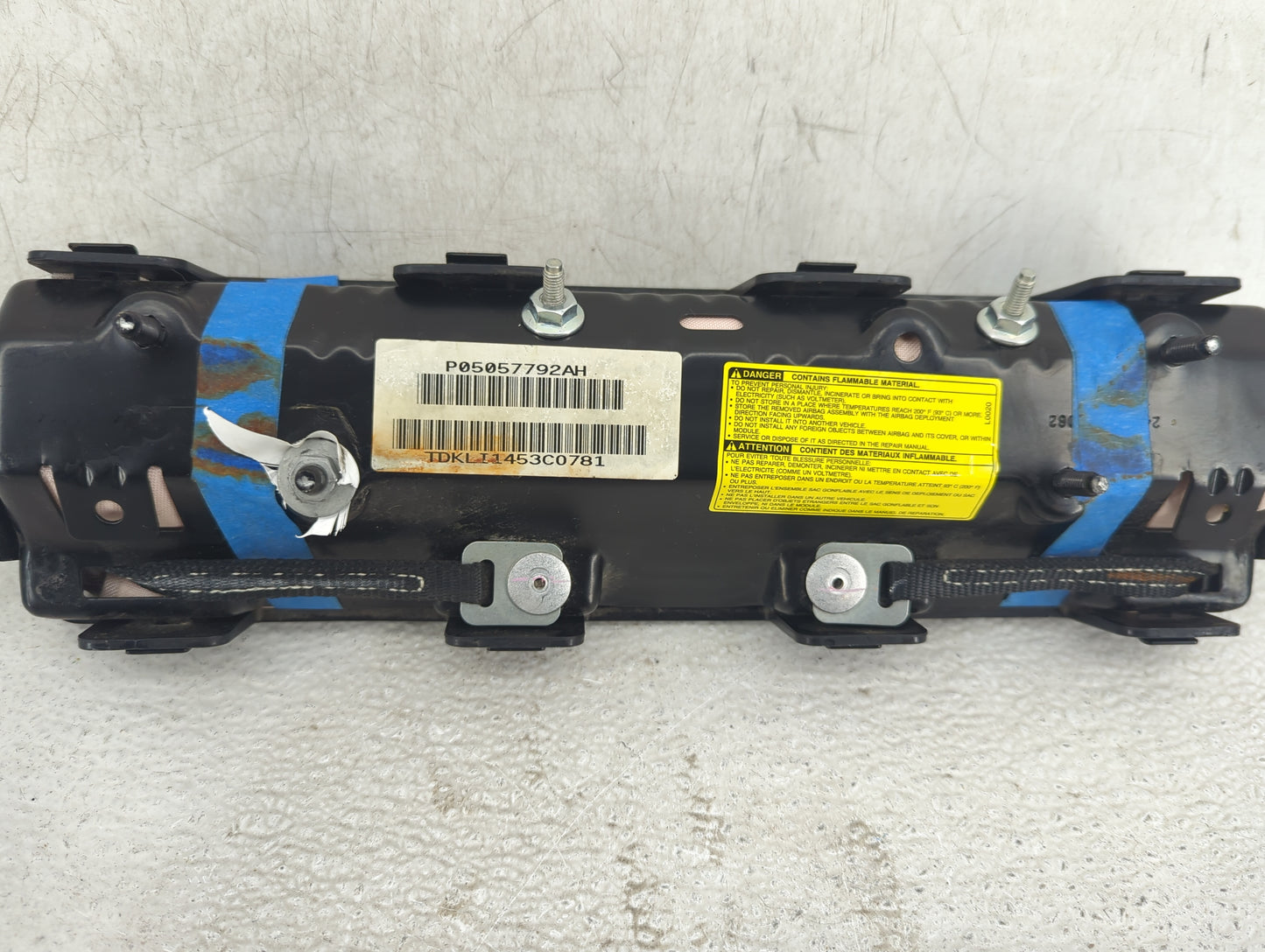 2011-2022 Chrysler 300 Air Bag Driver Left Knee OEM P/N:P05057792AH Fits OEM Used Auto Parts - Oemusedautoparts1.com