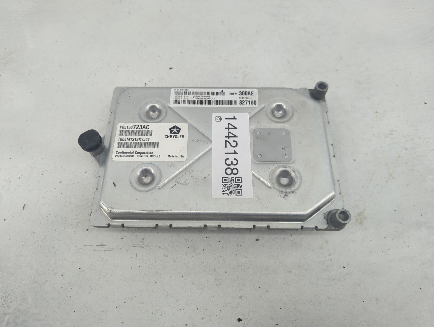 2013 Chrysler 300 PCM Engine Control Computer ECU ECM PCU OEM P/N:P05150723AC P68171300AE Fits OEM Used Auto Parts - Oemused