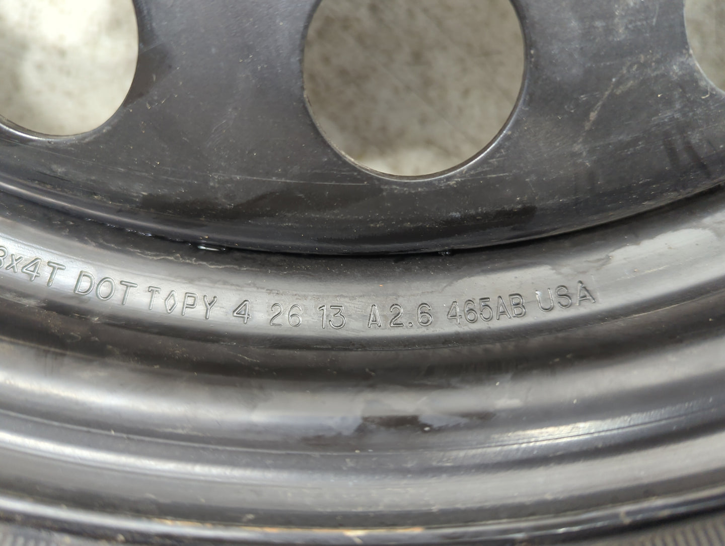 2013 Chrysler 300 Spare Donut Tire Wheel Rim Oem - Oemusedautoparts1.com