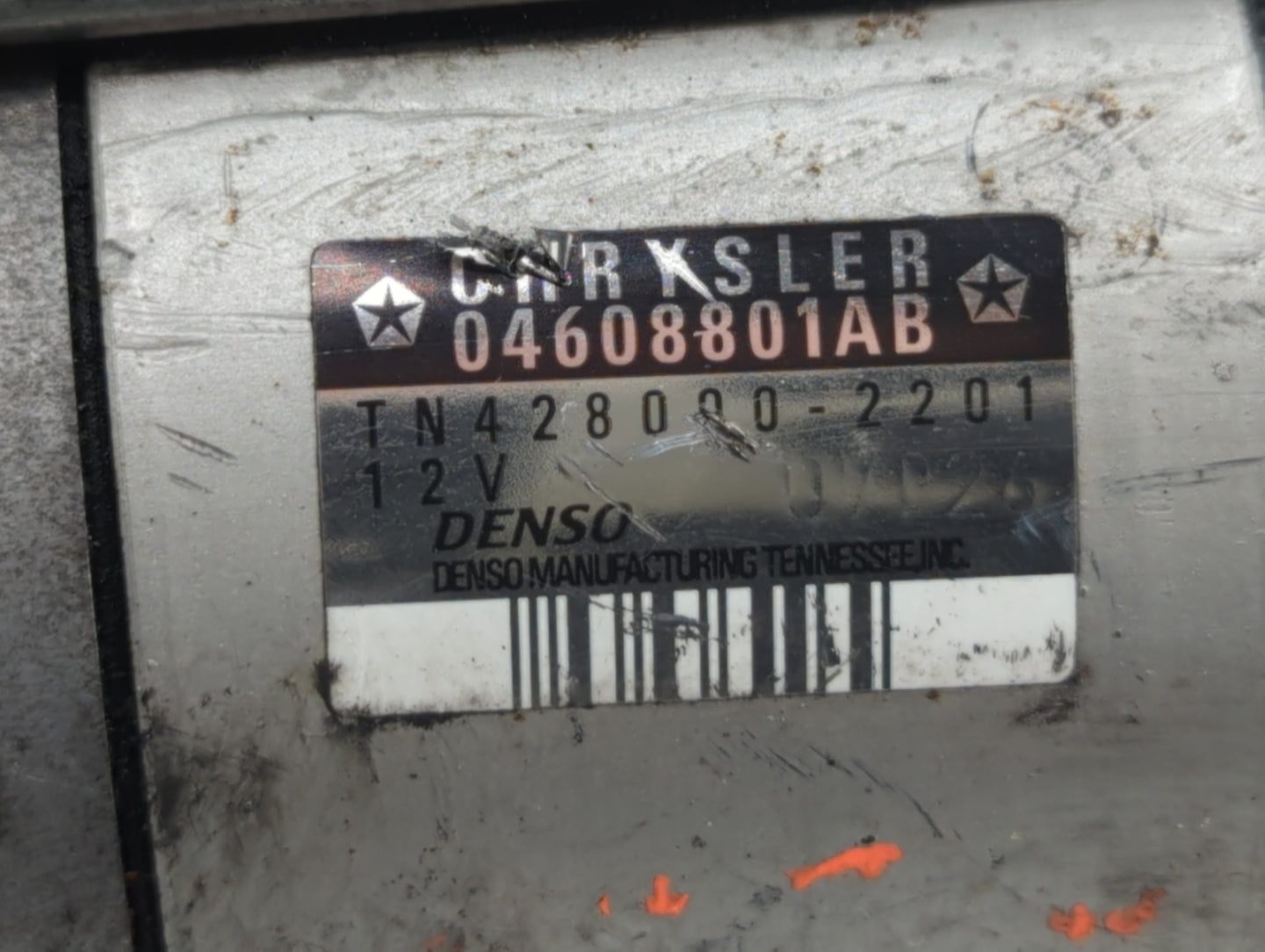 2005-2014 Chrysler 300 Car Starter Motor Solenoid OEM P/N:TN428000-2201 04608801AB Fits OEM Used Auto Parts - Oemusedautopar