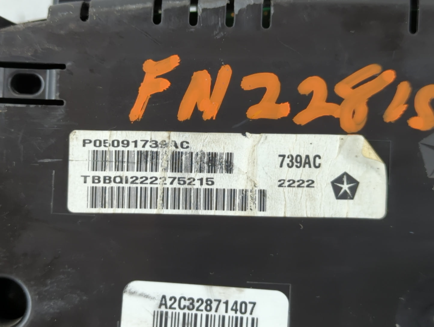 2013 Chrysler 300 Instrument Cluster Speedometer Gauges P/N:A2C32871407 P05091739AC Fits OEM Used Auto Parts - Oemusedautopa