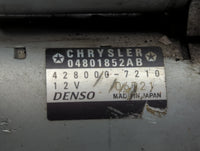 2011-2016 Chrysler 300 Car Starter Motor Solenoid OEM P/N:428000-7210 04801852AB Fits Fits 2011 2012 2013 2014 2015 2016 OEM