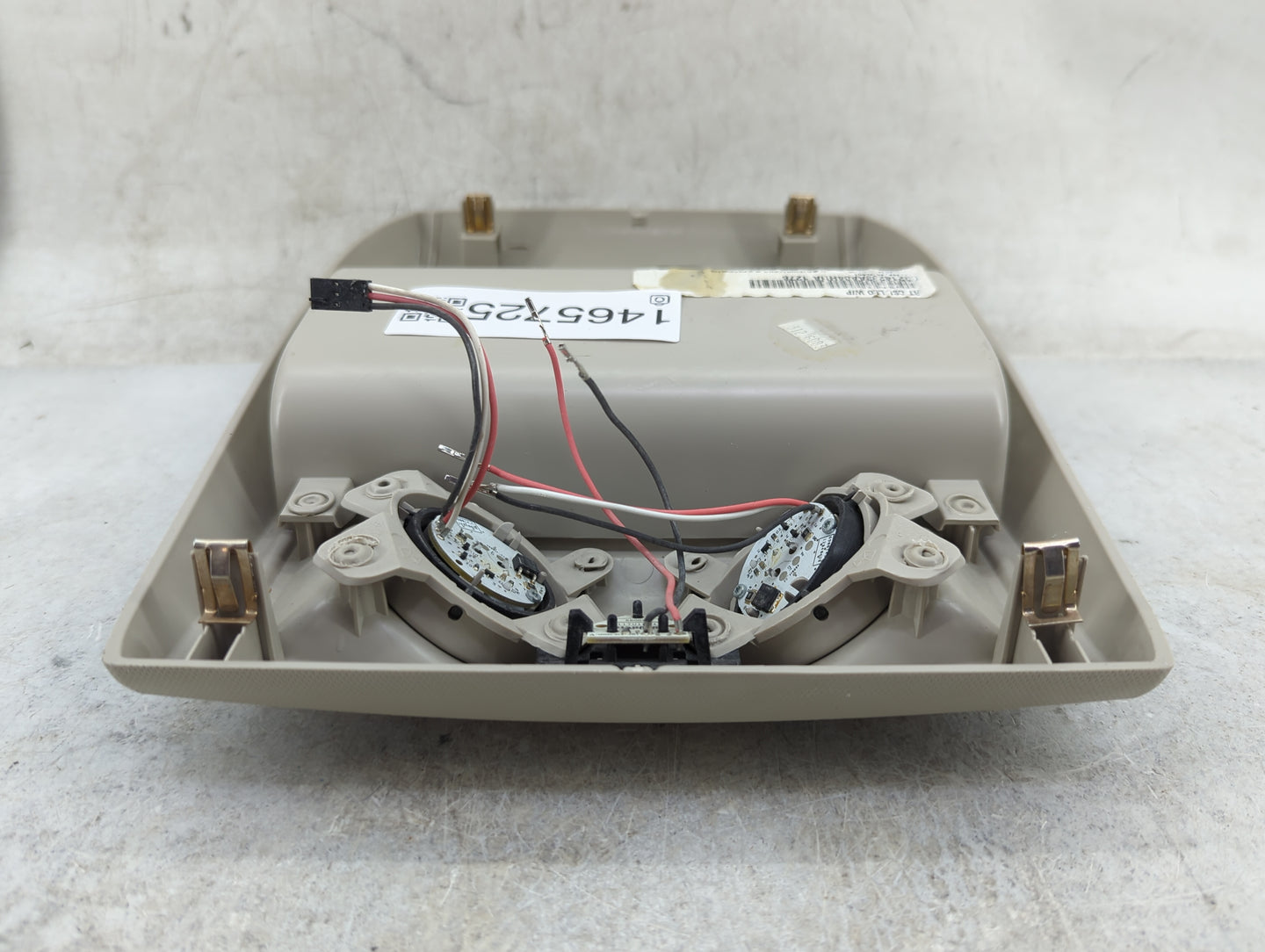 2013 Chrysler Town And Country Overhead Roof Console Tan - Oemusedautoparts1.com
