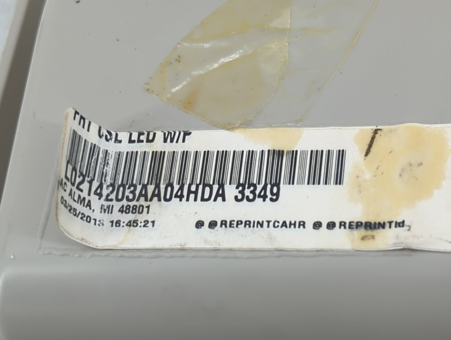 2013 Chrysler Town And Country Overhead Roof Console Tan 1465765 - Oemusedautoparts1.com