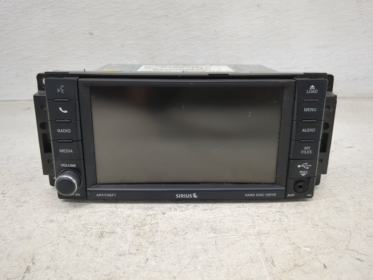 2013 Chrysler Town and Country Radio AM FM Cd Player Receiver Replacement P/N:P05091327AC OEM Used Auto Parts - Oemusedautop