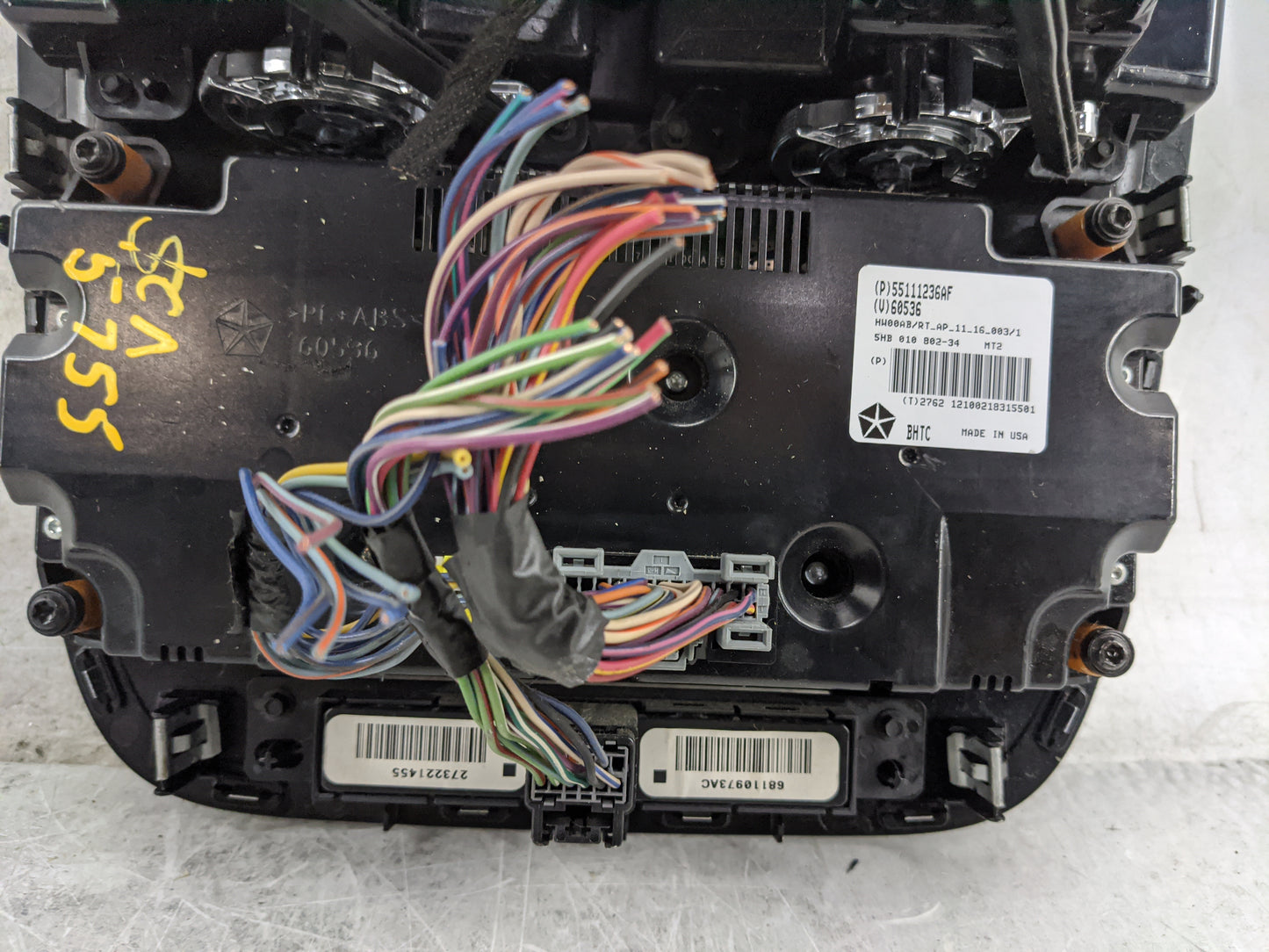 2013 Chrysler Town and Country Climate Control Module Temperature AC/Heater Replacement P/N:55111236AF 68110973AC Fits OEM U