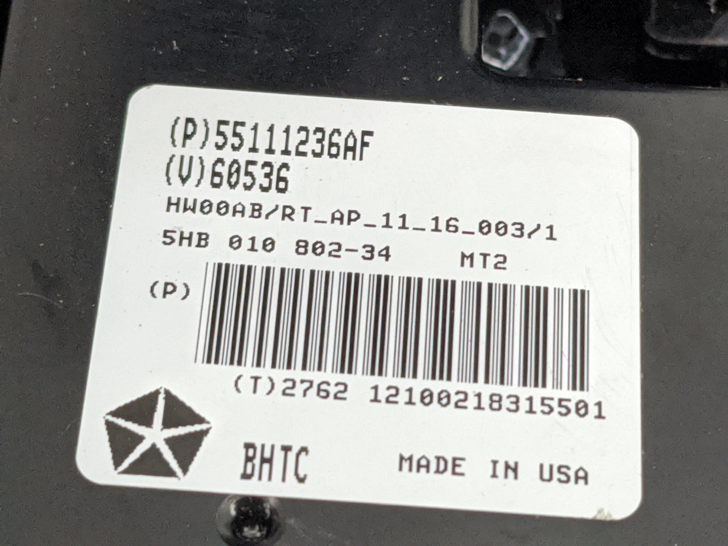 2013 Chrysler Town and Country Climate Control Module Temperature AC/Heater Replacement P/N:55111236AF 68110973AC Fits OEM U