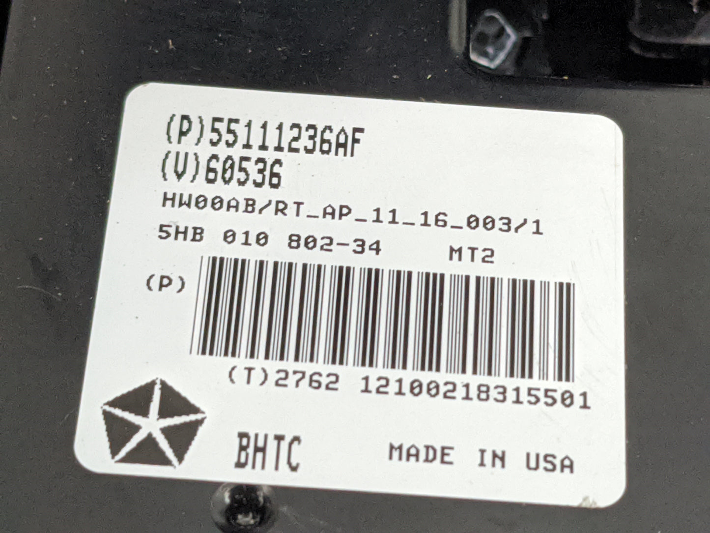 2013 Chrysler Town and Country Climate Control Module Temperature AC/Heater Replacement P/N:55111236AF 68110973AC Fits OEM U