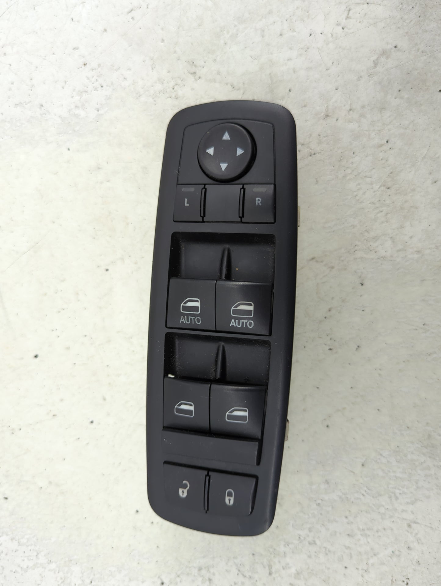 2013 Chrysler Town and Country Master Power Window Switch Replacement Driver Side Left Fits OEM Used Auto Parts - Oemusedaut