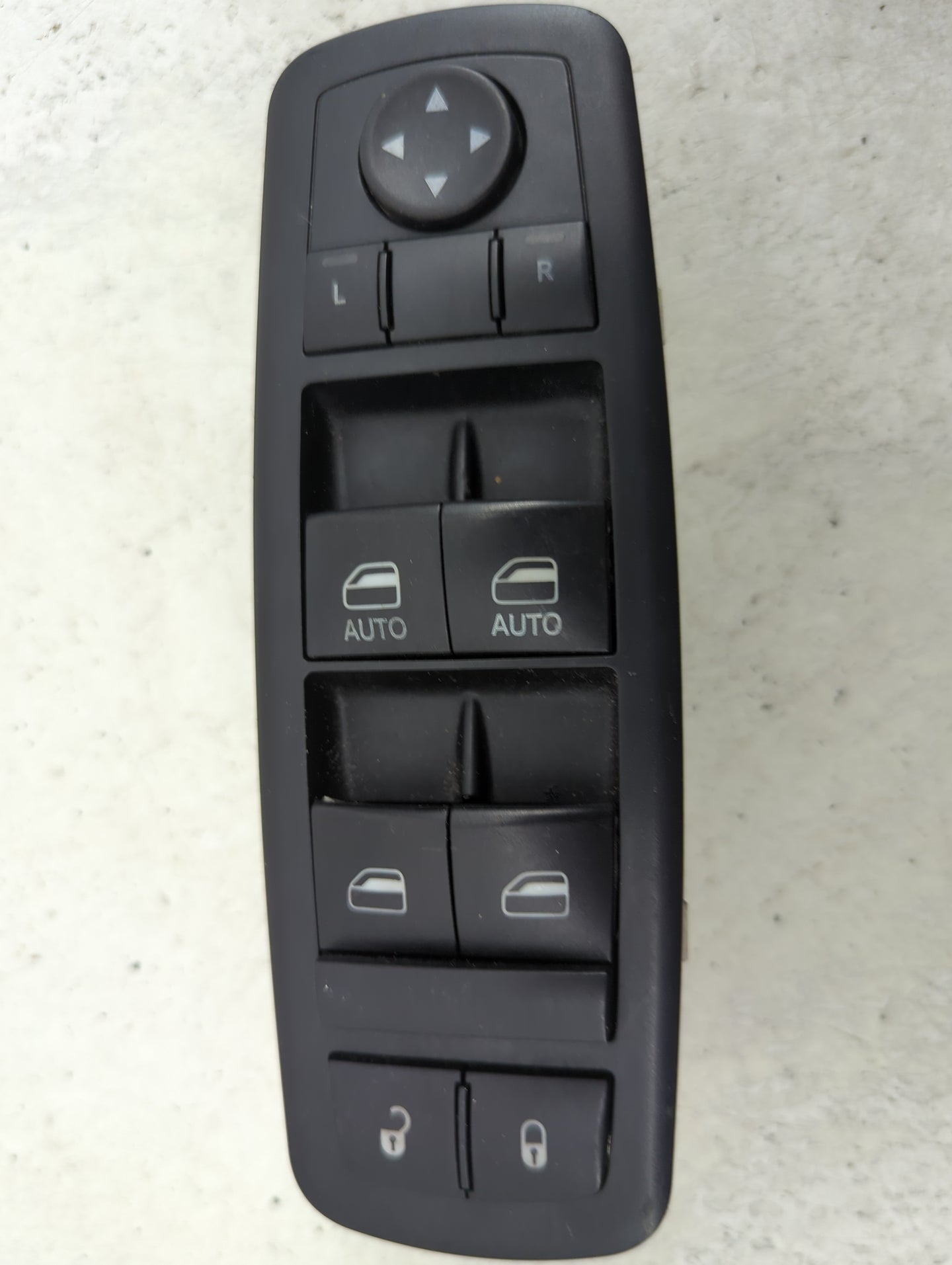 2013 Chrysler Town and Country Master Power Window Switch Replacement Driver Side Left Fits OEM Used Auto Parts - Oemusedaut