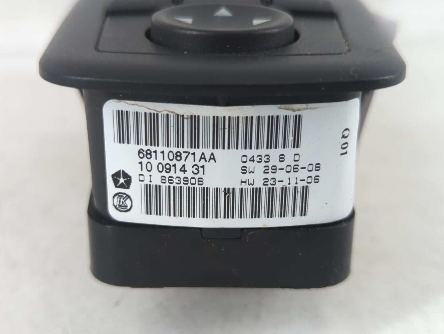 2012-2016 Chrysler Town & Country Master Power Window Switch Replacement Driver Side Left P/N:68110871AA Fits OEM Used Auto 