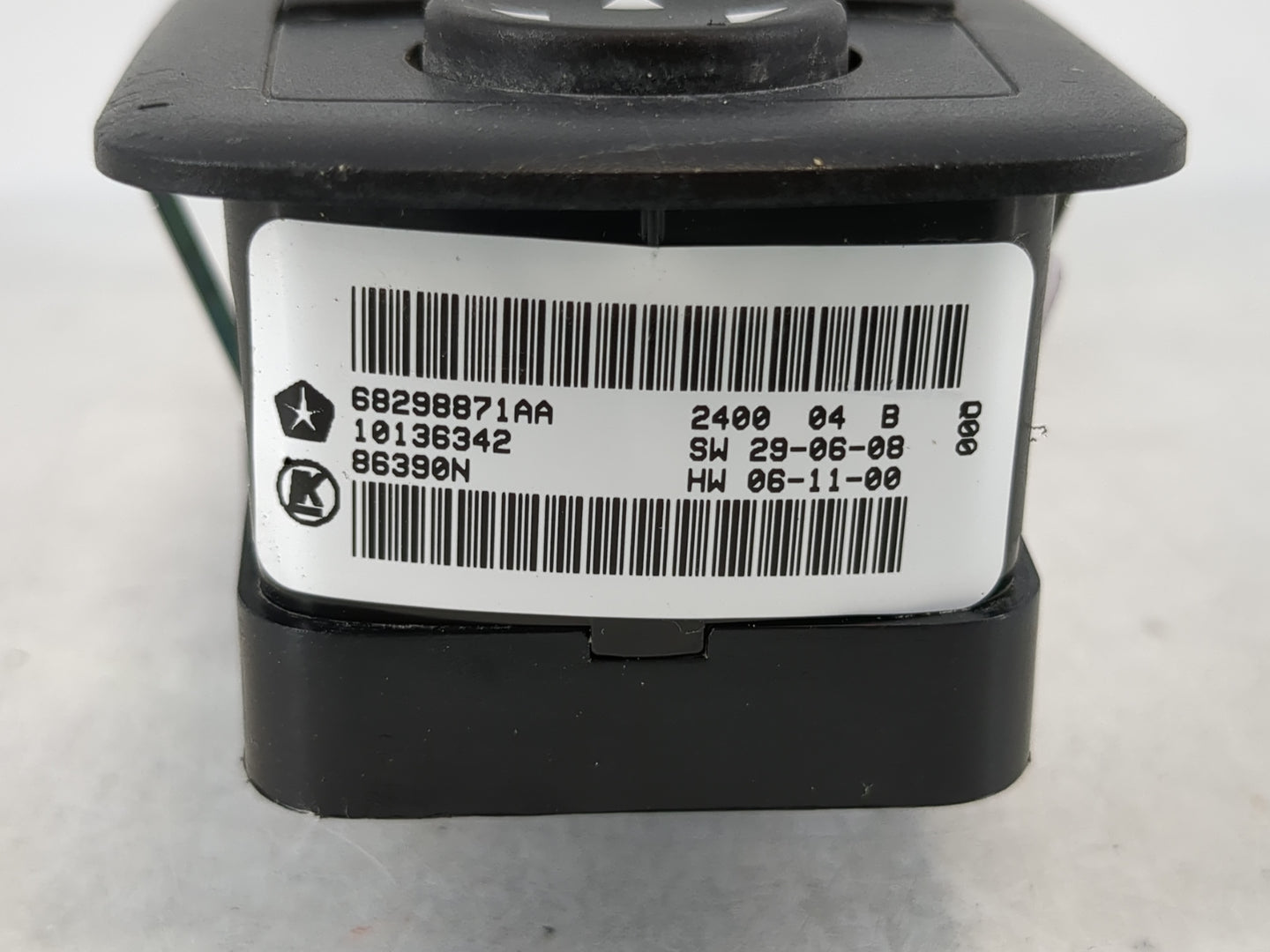 2012-2016 Chrysler Town & Country Master Power Window Switch Replacement Driver Side Left P/N:68298871AA Fits OEM Used Auto 