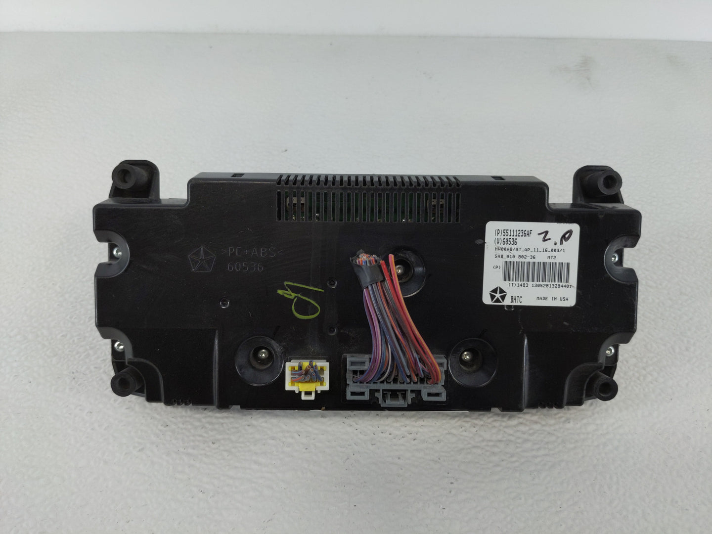 2011-2016 Chrysler Town & Country Climate Control Module Temperature AC/Heater Replacement P/N:55111236AF Fits OEM Used Auto