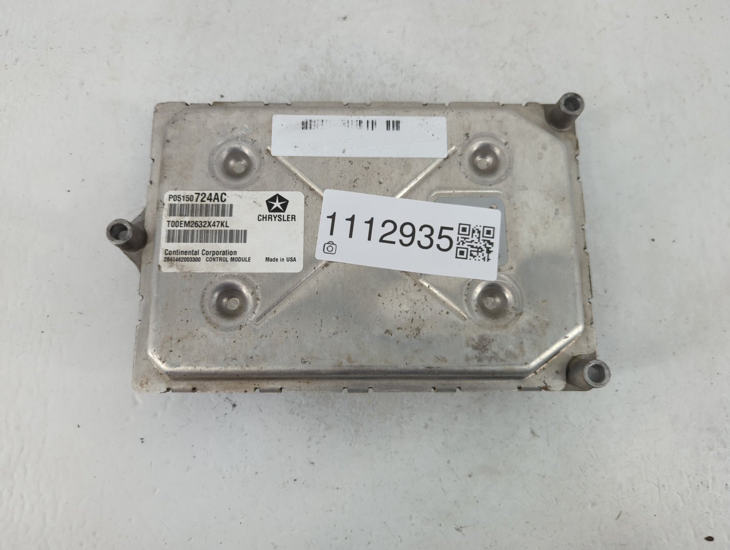 2013 Chrysler Town & Country PCM Engine Control Computer ECU ECM PCU OEM P/N:P05150724AC Fits OEM Used Auto Parts - Oemuseda