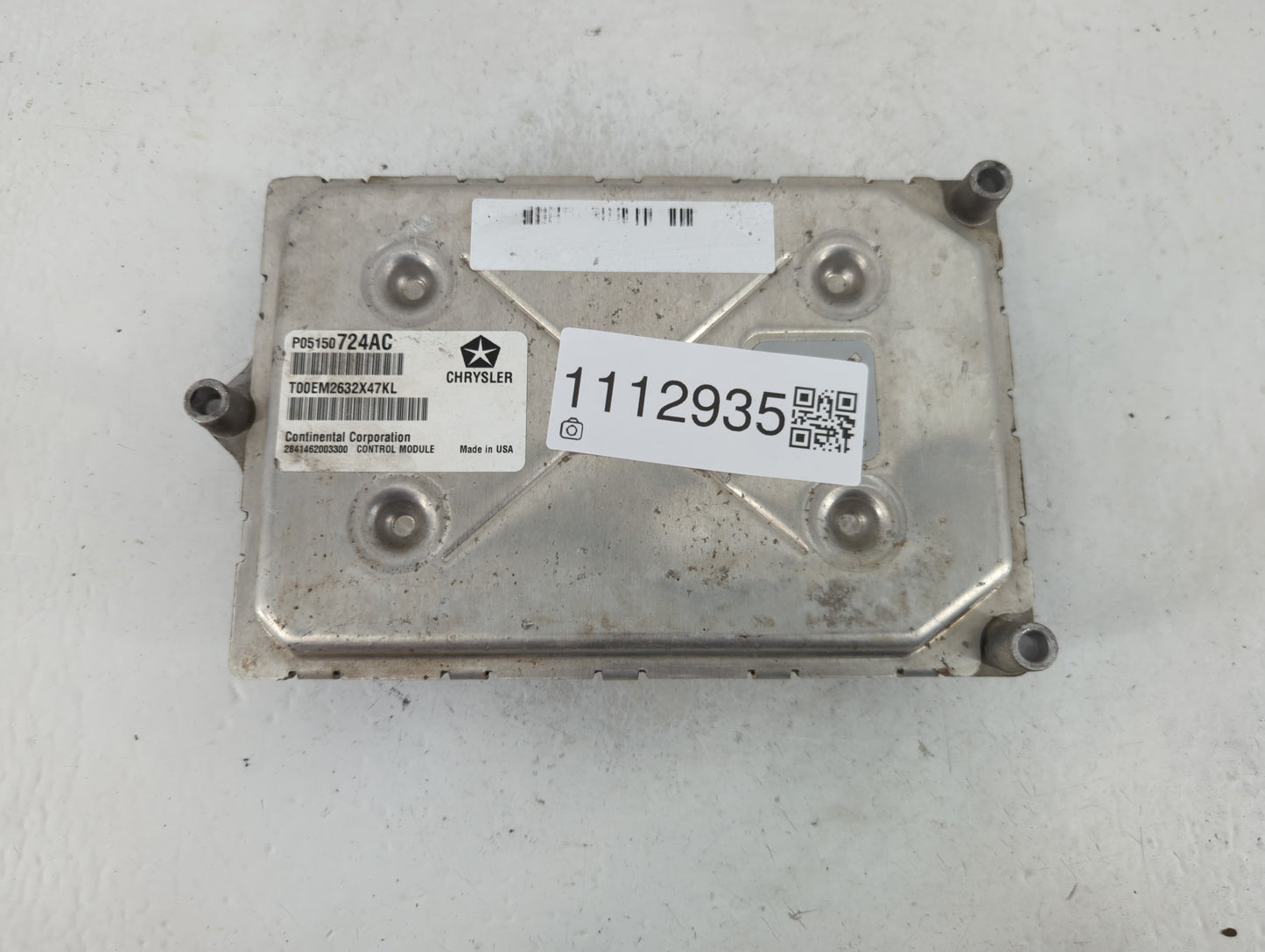 2013 Chrysler Town & Country PCM Engine Control Computer ECU ECM PCU OEM P/N:P05150724AC Fits OEM Used Auto Parts - Oemuseda