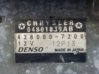 2011-2016 Chrysler Town & Country Car Starter Motor Solenoid OEM P/N:428000-7200 04801839AB Fits OEM Used Auto Parts - Oemus