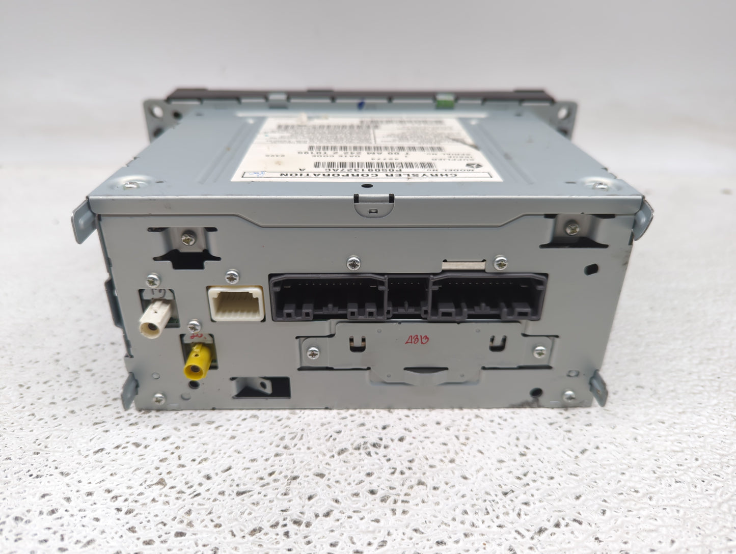2012-2016 Chrysler Town & Country Radio AM FM Cd Player Receiver Replacement P/N:P05091327AC Fits OEM Used Auto Parts - Oemu