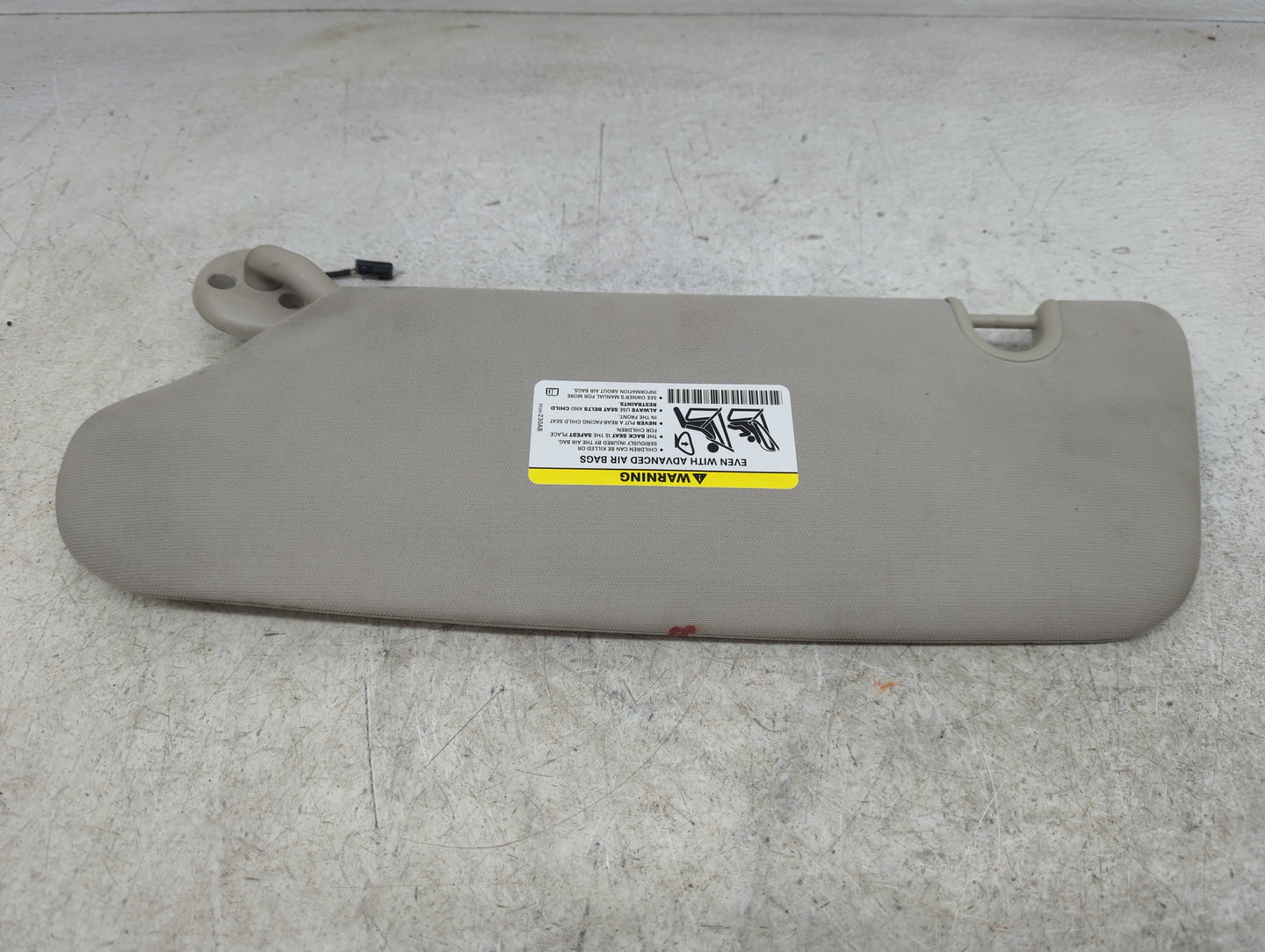 2011-2016 Chrysler Town & Country Sun Visor Shade Replacement Passenger Right Mirror Fits OEM Used Auto Parts - Oemusedautop