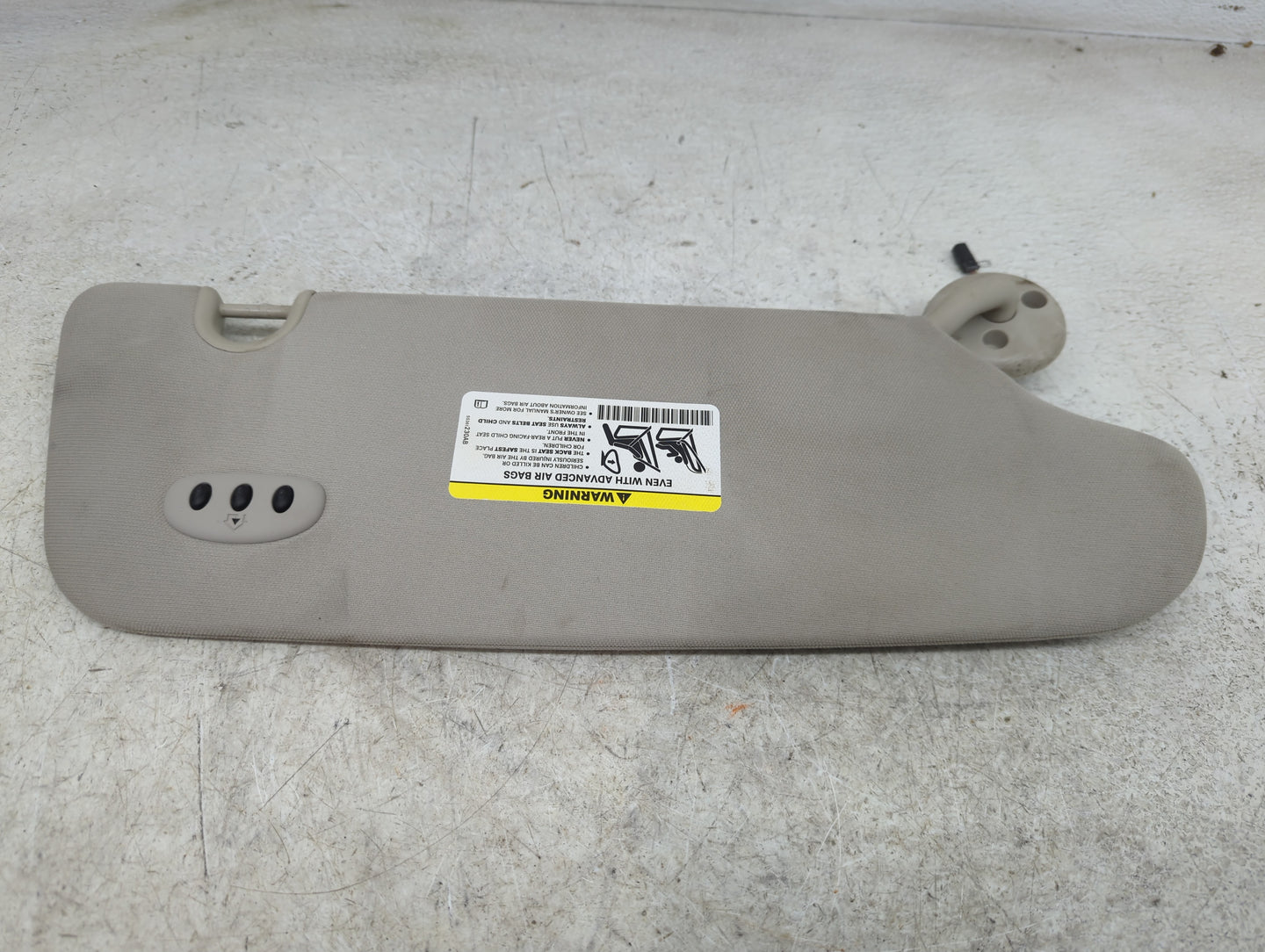 2011-2015 Chrysler Town & Country Sun Visor Shade Replacement Driver Left Mirror Fits OEM Used Auto Parts - Oemusedautoparts