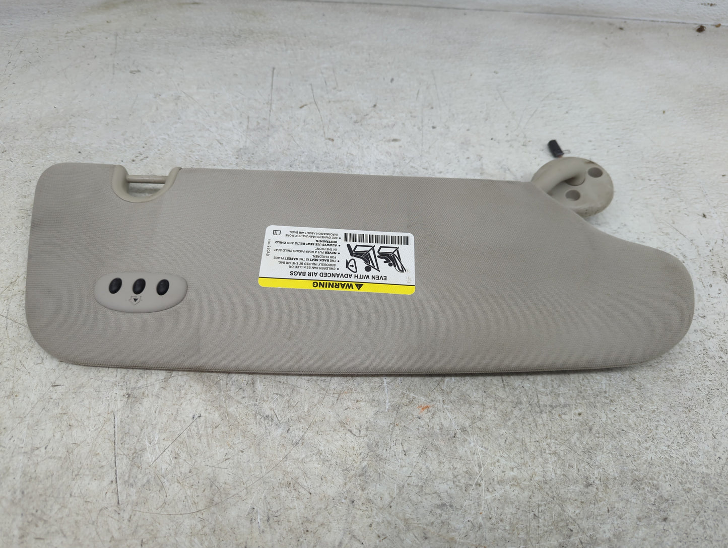 2011-2015 Chrysler Town & Country Sun Visor Shade Replacement Driver Left Mirror Fits OEM Used Auto Parts - Oemusedautoparts