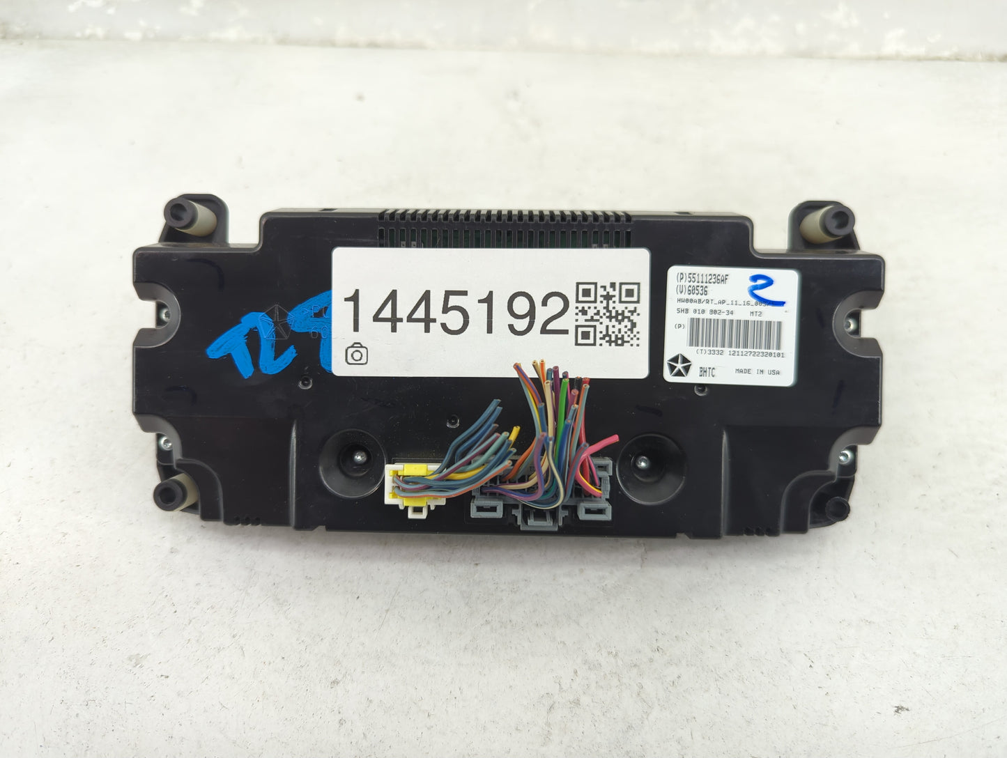 2011-2016 Chrysler Town & Country Climate Control Module Temperature AC/Heater Replacement P/N:55111236AF Fits OEM Used Auto