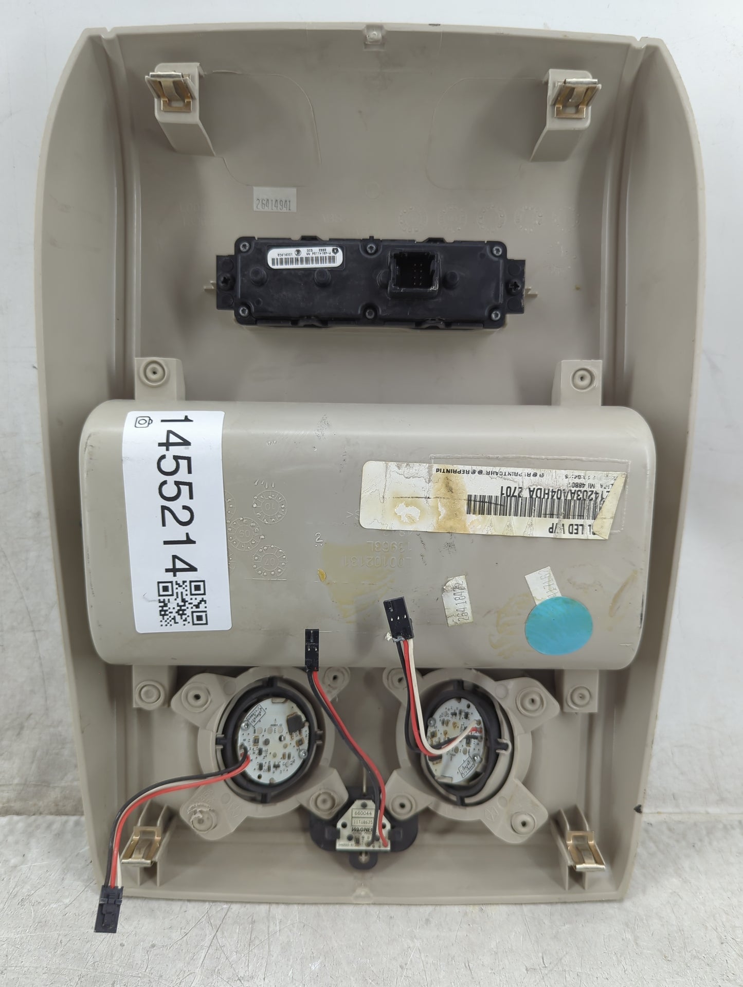 2013 Chrysler Town & Country Overhead Roof Console - Oemusedautoparts1.com