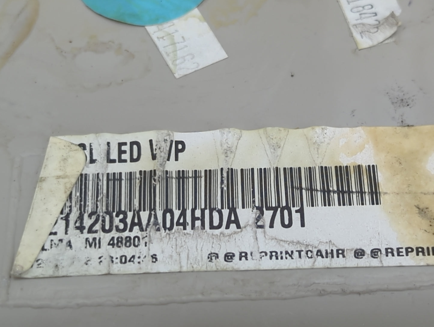 2013 Chrysler Town & Country Overhead Roof Console - Oemusedautoparts1.com