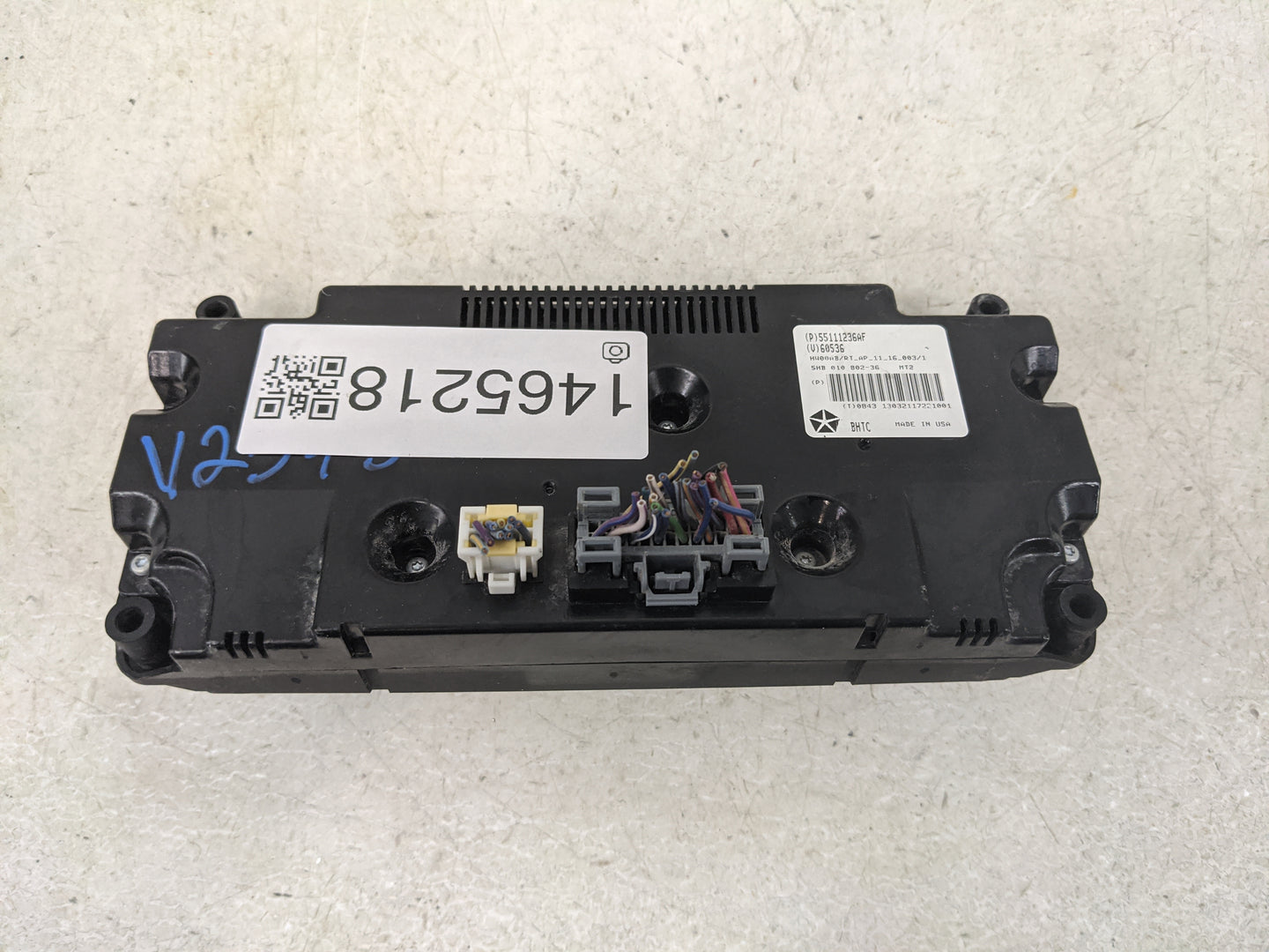 2011-2016 Chrysler Town & Country Climate Control Module Temperature AC/Heater Replacement P/N:55111236AF Fits OEM Used Auto