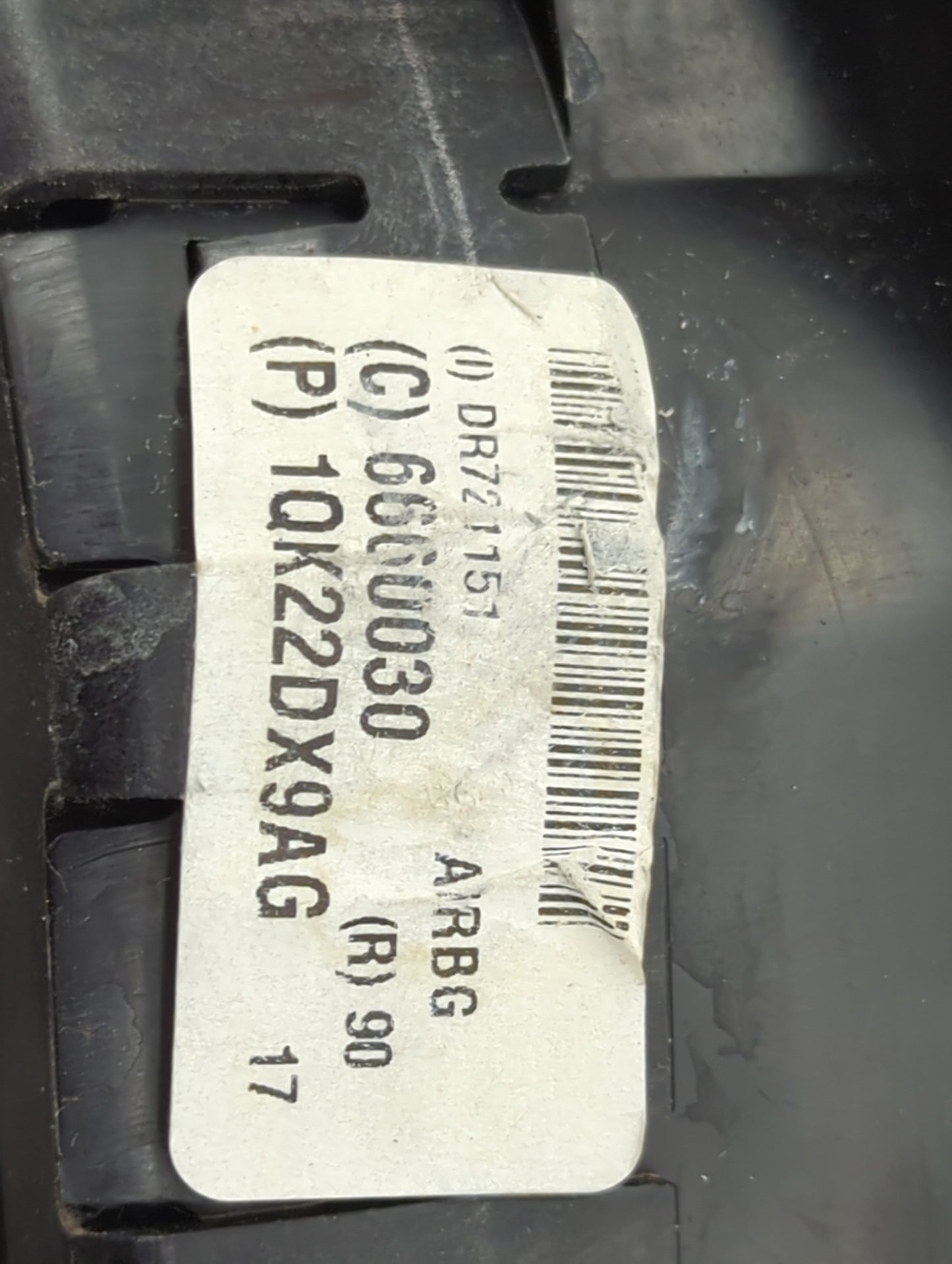 2013 Chrysler Town & Country Air Bag Driver Left Steering Wheel Mounted 1465945 - Oemusedautoparts1.com