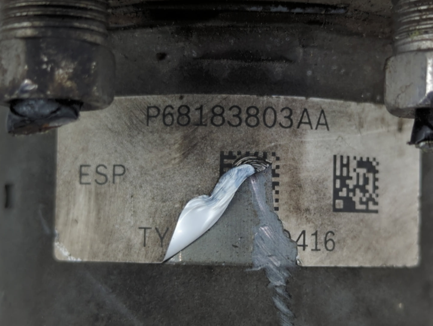 2013 Chrysler Town & Country ABS Pump Control Module Replacement P/N:P68183803AA P68183803AC, P68183803AB Fits OEM Used Auto