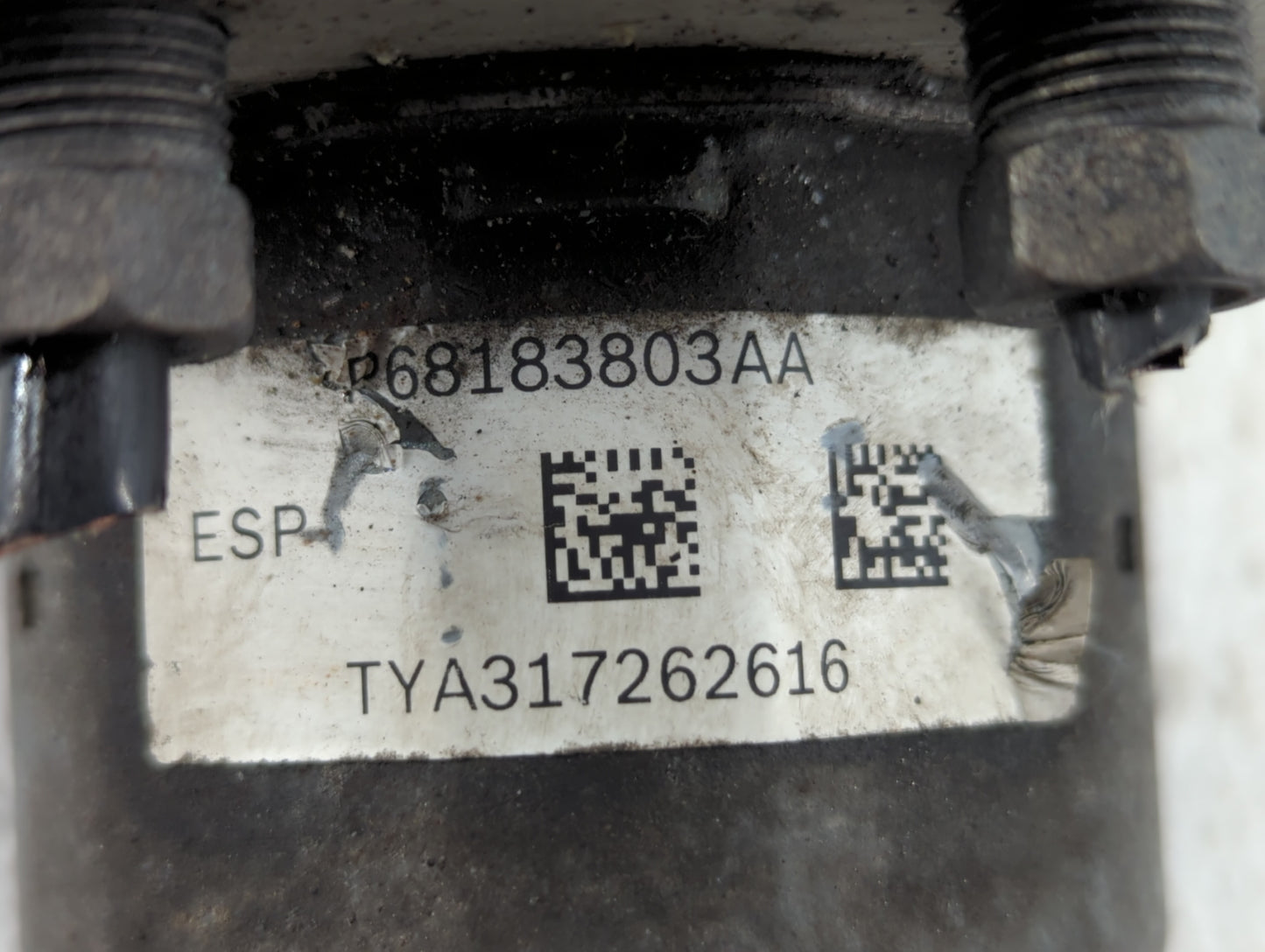 2013 Chrysler Town & Country ABS Pump Control Module Replacement P/N:P68183803AA Fits OEM Used Auto Parts - Oemusedautoparts