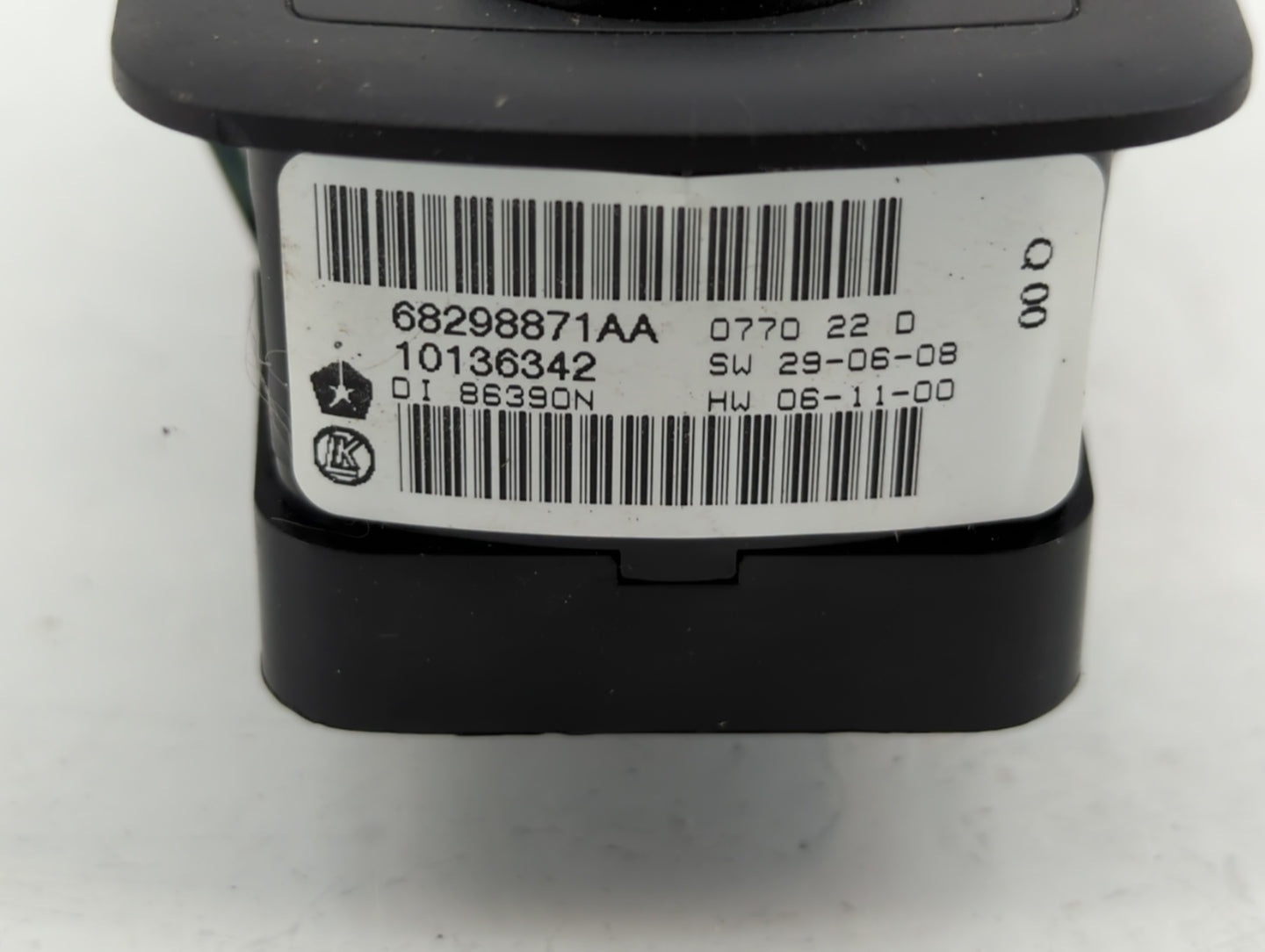 2012-2016 Chrysler Town & Country Master Power Window Switch Replacement Driver Side Left P/N:68298871AA Fits OEM Used Auto 