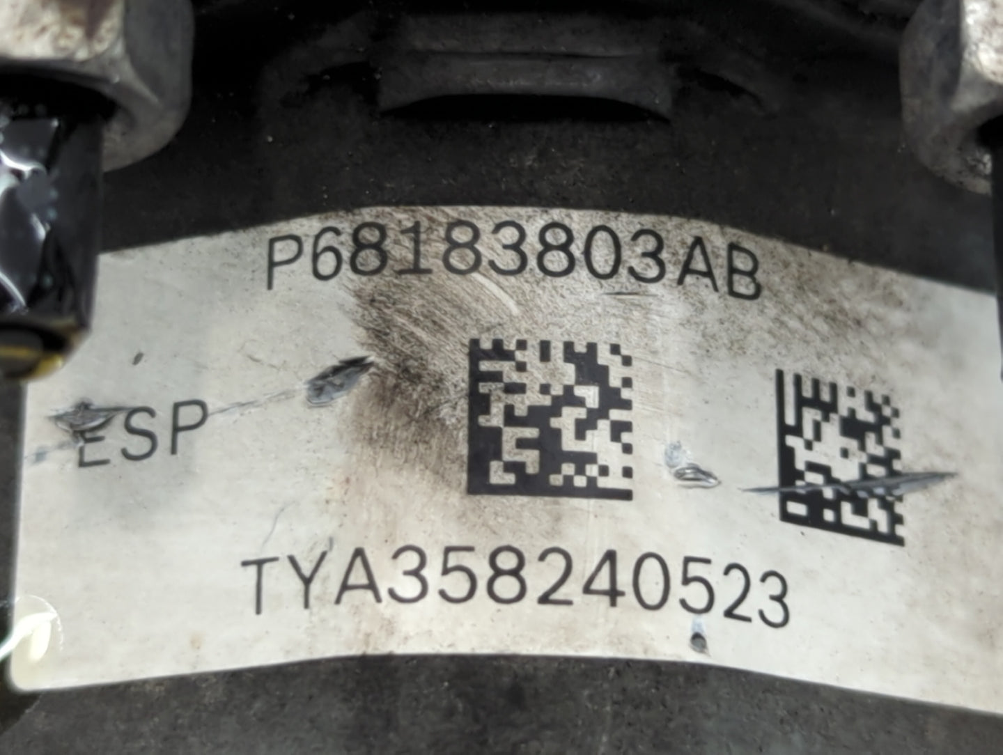 2013 Chrysler Town & Country ABS Pump Control Module Replacement P/N:P68183803AB Fits OEM Used Auto Parts - Oemusedautoparts