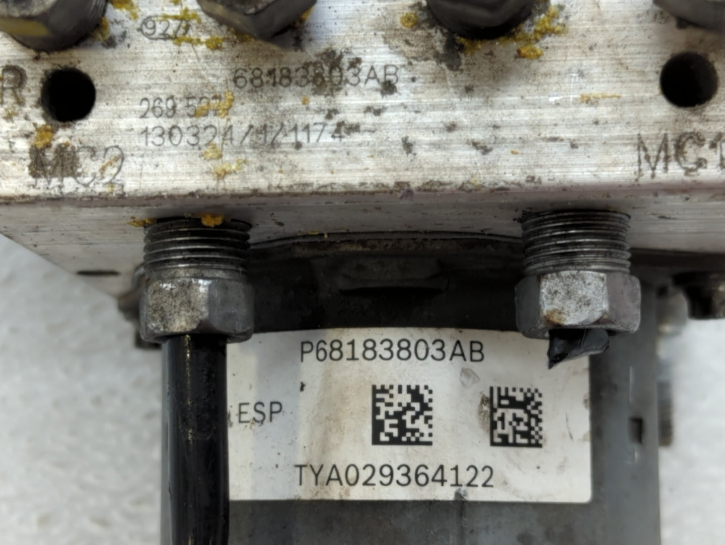 2013 Chrysler Town & Country ABS Pump Control Module Replacement P/N:P68183803AB Fits OEM Used Auto Parts - Oemusedautoparts