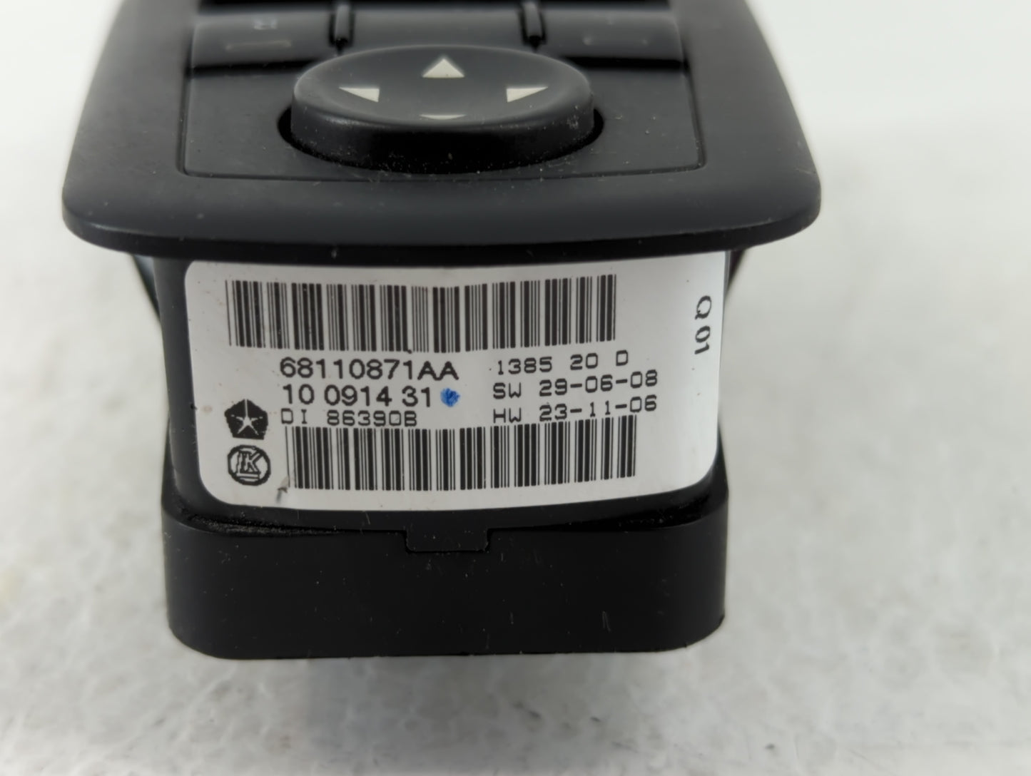 2012-2016 Chrysler Town & Country Master Power Window Switch Replacement Driver Side Left P/N:68110871AA Fits OEM Used Auto 