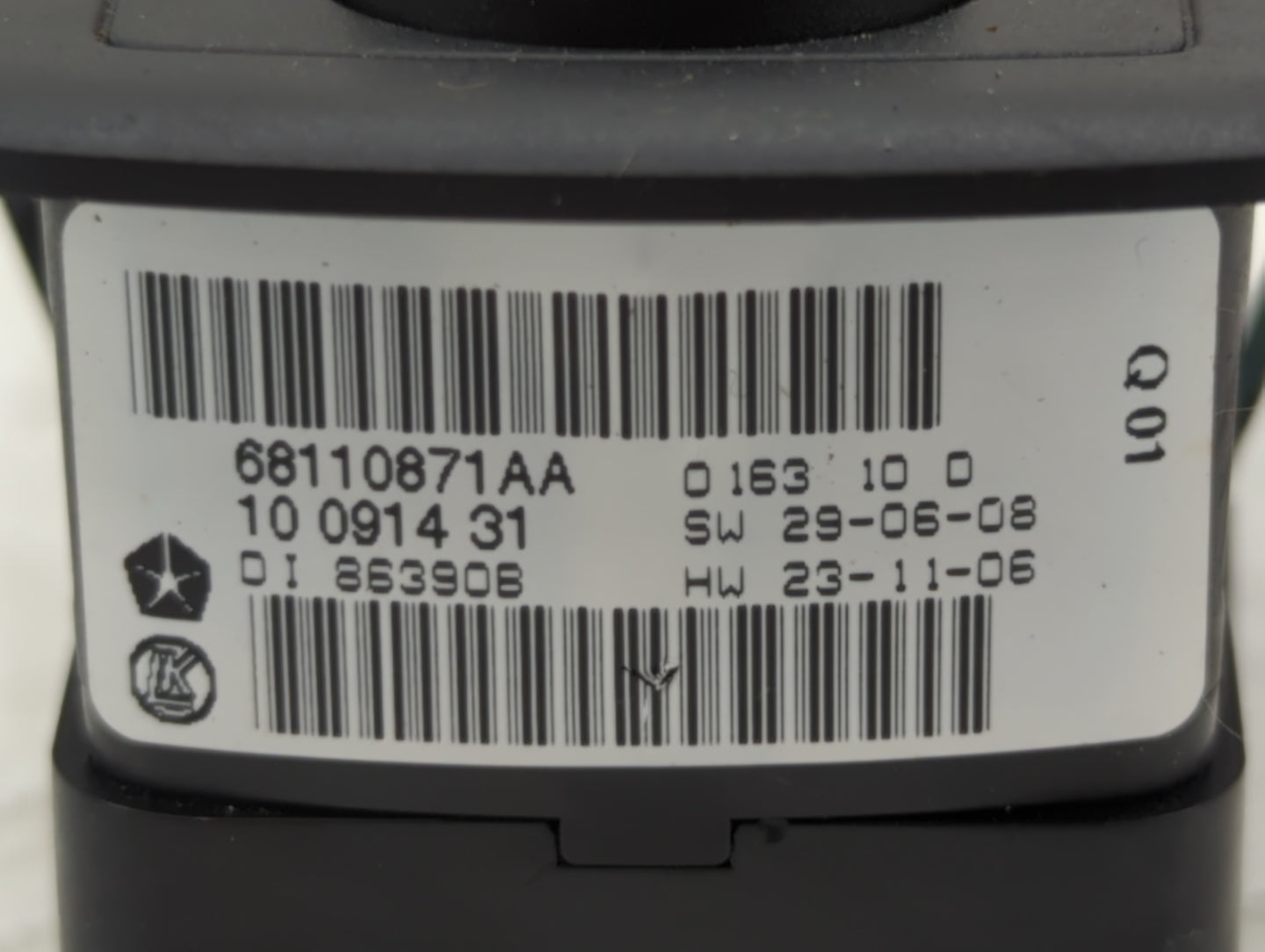 2012-2016 Chrysler Town & Country Master Power Window Switch Replacement Driver Side Left P/N:68110871AA Fits OEM Used Auto 