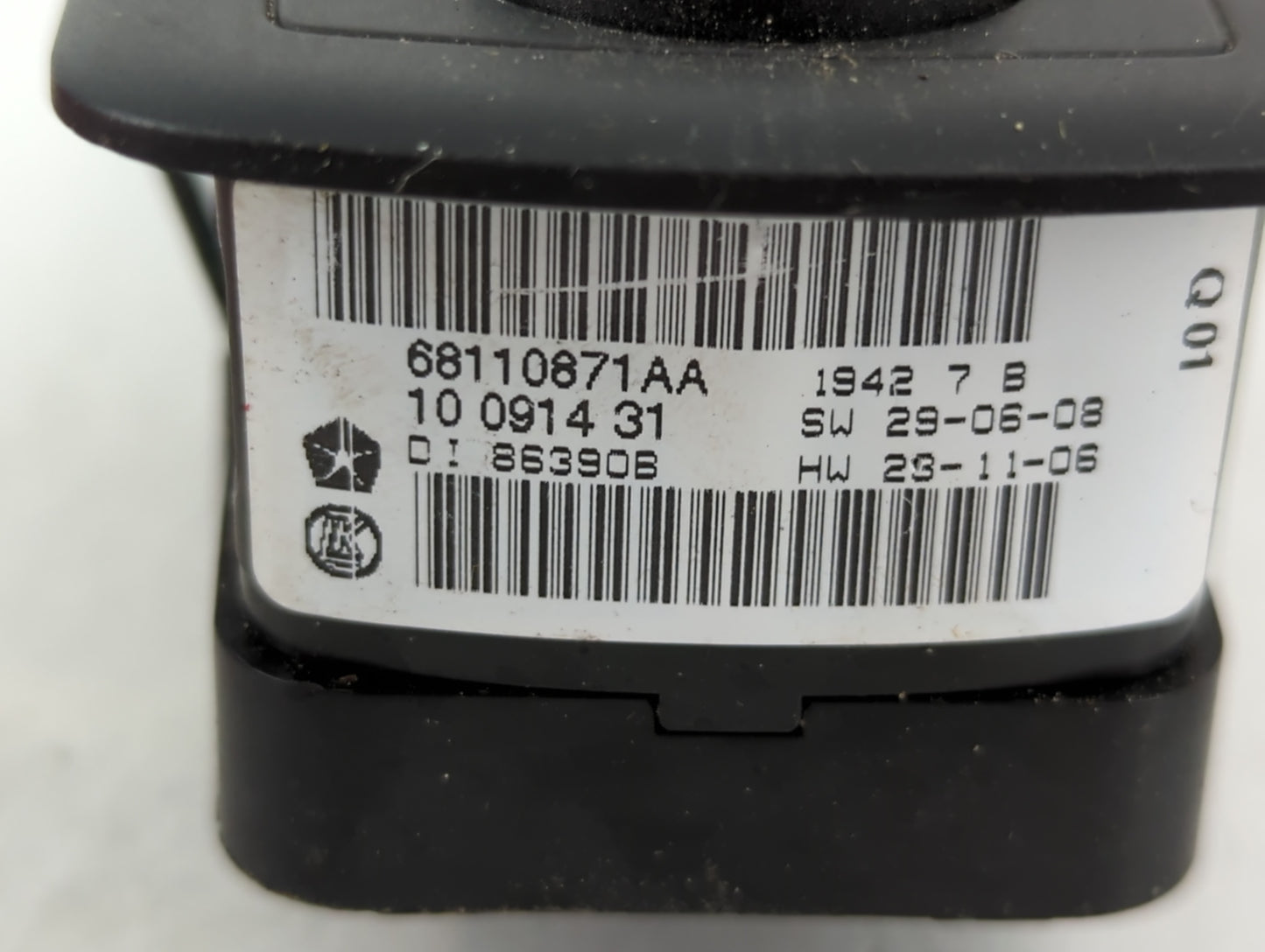 2012-2016 Chrysler Town & Country Master Power Window Switch Replacement Driver Side Left P/N:68110871AA Fits OEM Used Auto 
