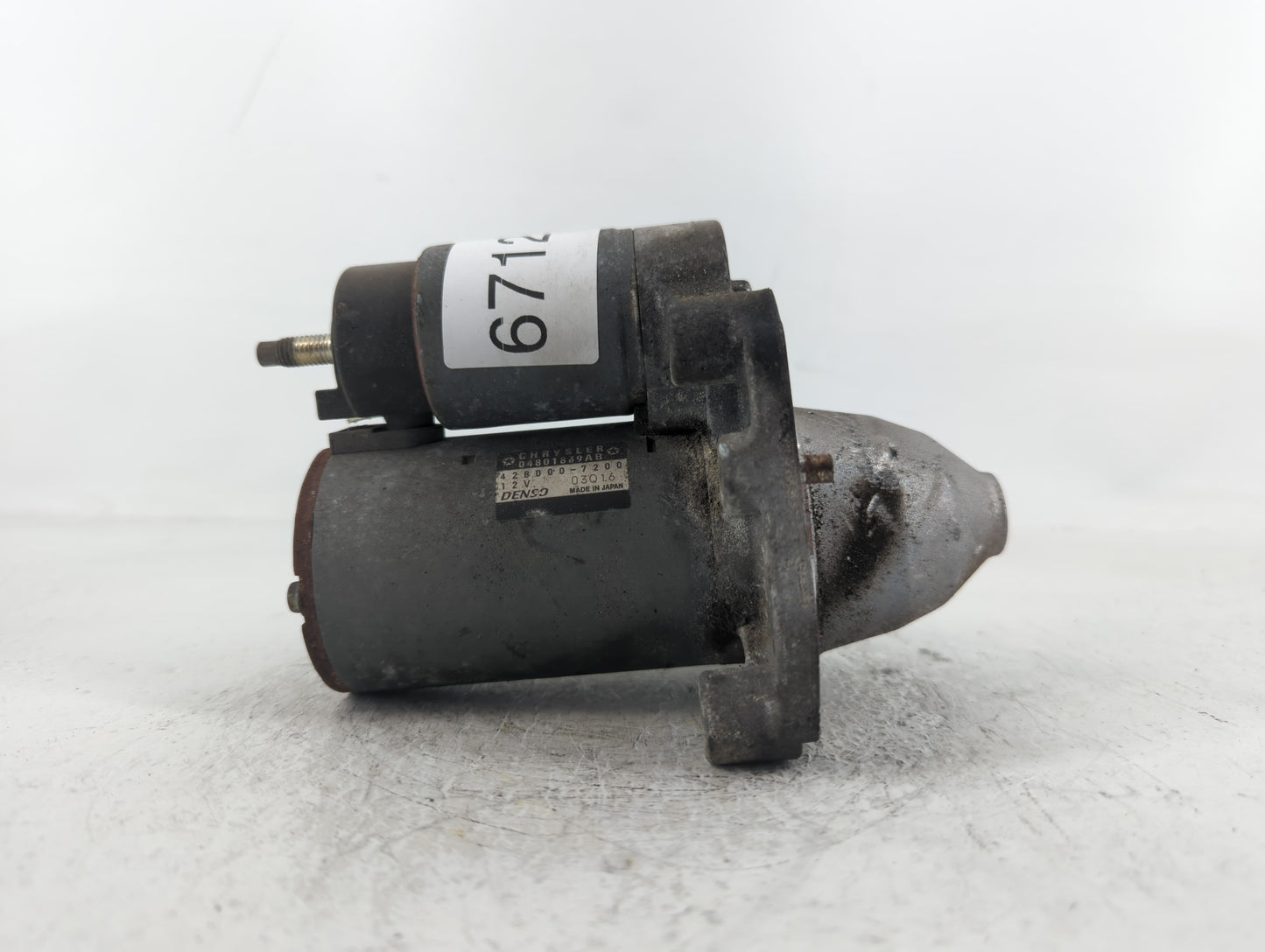 2011-2016 Chrysler Town & Country Car Starter Motor Solenoid OEM P/N:04801839AB 428000-7200 Fits OEM Used Auto Parts - Oemus