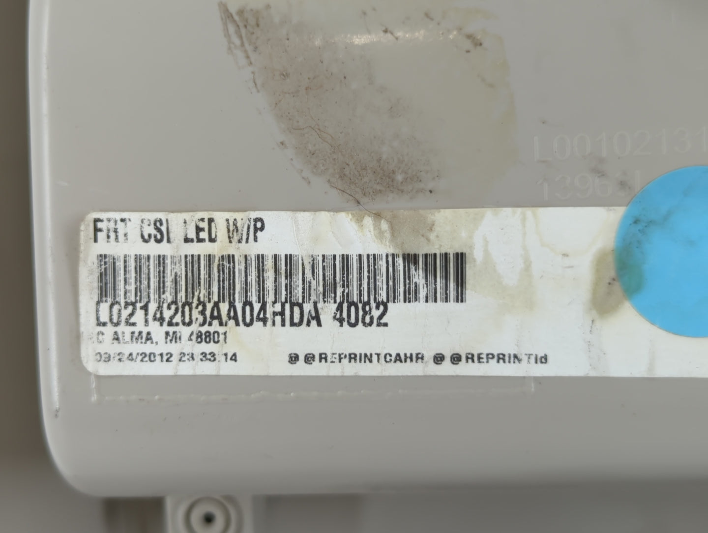 2013 Chrysler Town & Country Overhead Roof Console - Oemusedautoparts1.com