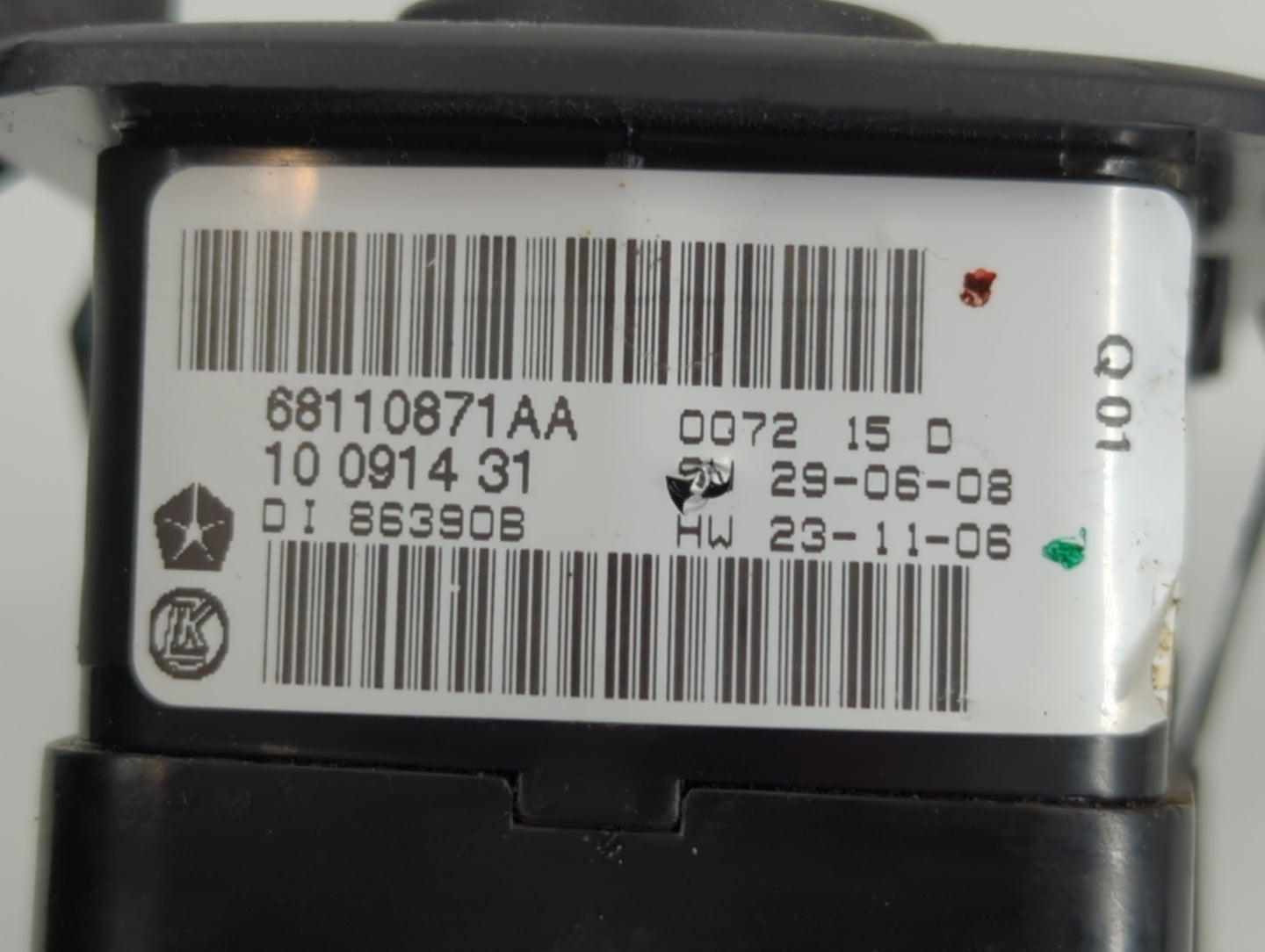 2012-2016 Chrysler Town & Country Master Power Window Switch Replacement Driver Side Left P/N:68110871AA M64583 Fits OEM Use