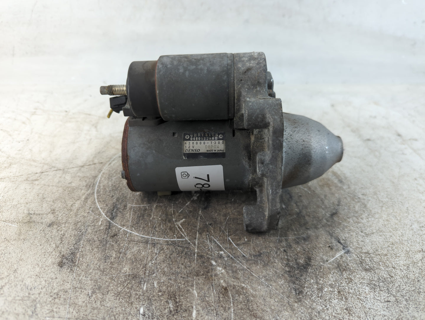 2011-2016 Chrysler Town & Country Car Starter Motor Solenoid OEM P/N:04801839AB 428000-7200 Fits OEM Used Auto Parts - Oemus