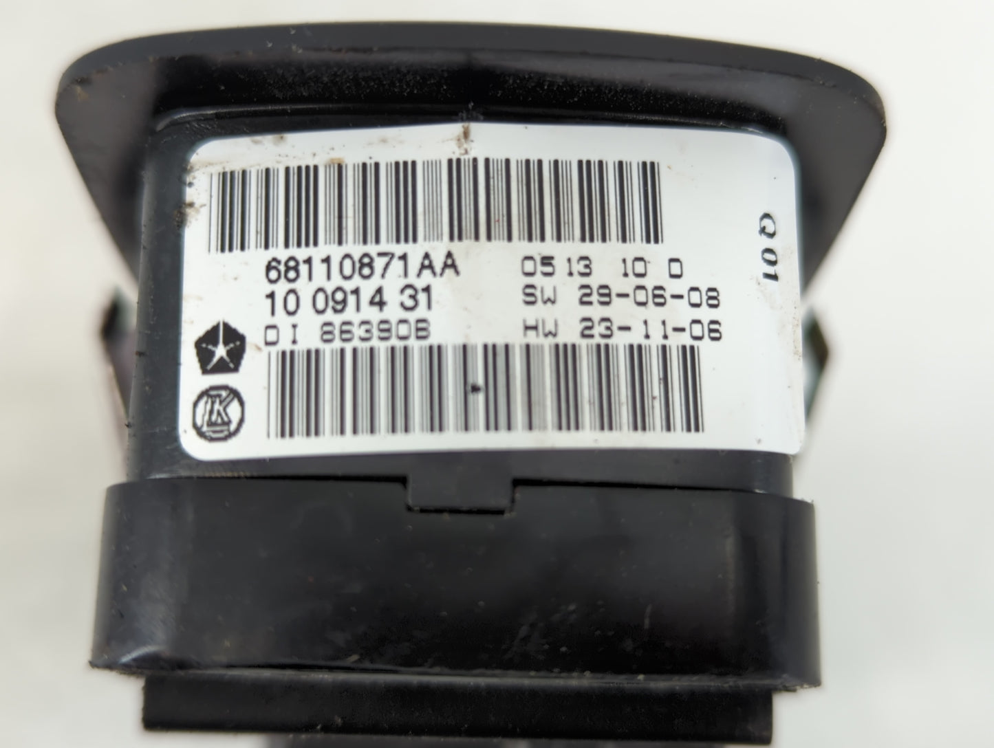 2012-2016 Chrysler Town & Country Master Power Window Switch Replacement Driver Side Left P/N:68110871AA Fits OEM Used Auto 