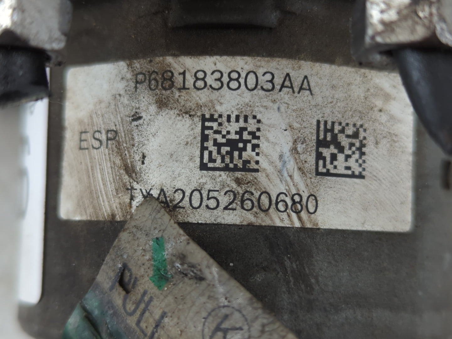 2013 Chrysler Town & Country ABS Pump Control Module Replacement P/N:P68183803AA Fits OEM Used Auto Parts - Oemusedautoparts