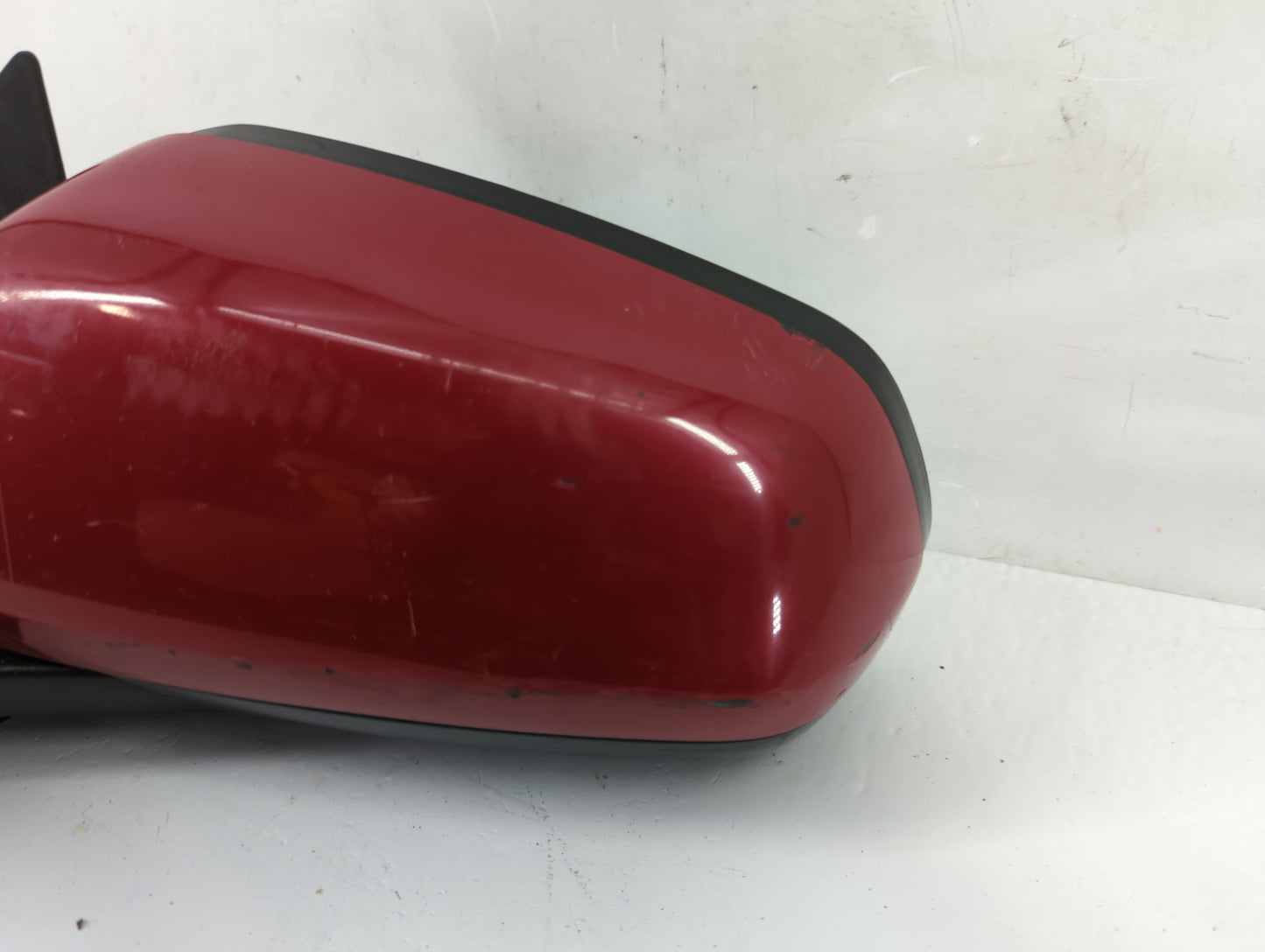 2013 Dodge Avenger Driver Left Side View Manual Door Mirror Red - Oemusedautoparts1.com