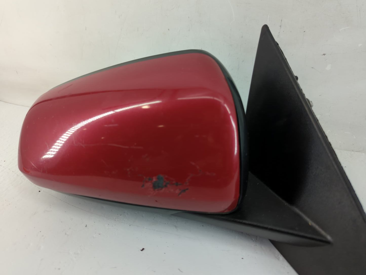 2013 Dodge Avenger Passenger Right Side View Manual Door Mirror Red - Oemusedautoparts1.com