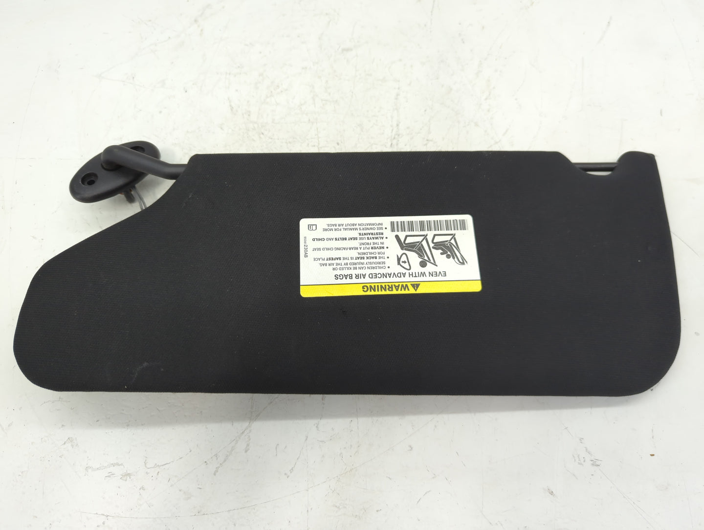 2013 Dodge Avenger Sun Visor Shade Replacement Passenger Right Mirror Fits OEM Used Auto Parts - Oemusedautoparts1.com