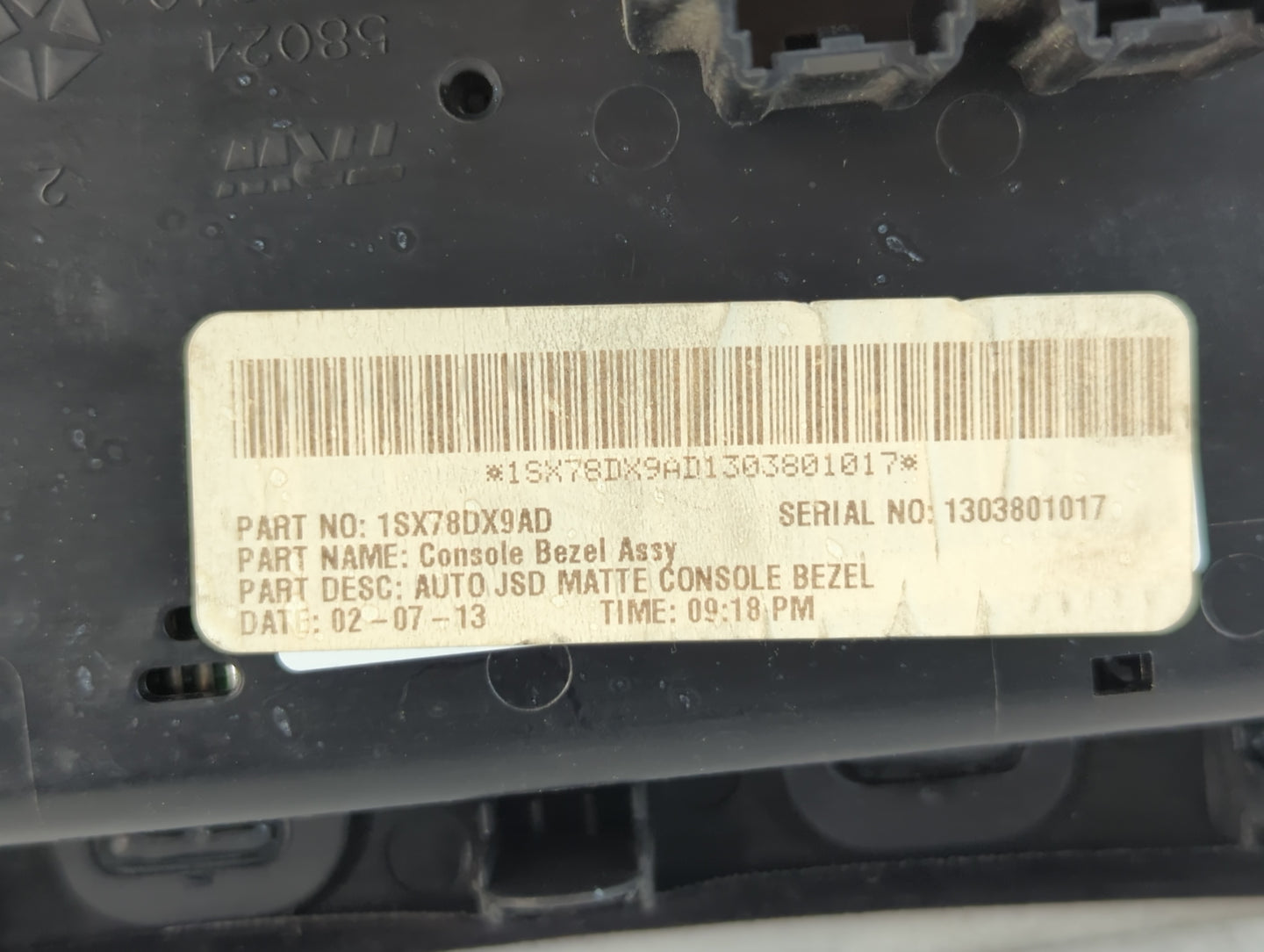 2010-2014 Dodge Avenger Climate Control Module Temperature AC/Heater Replacement P/N:1SX78DX9AD P55111949AF Fits OEM Used Au