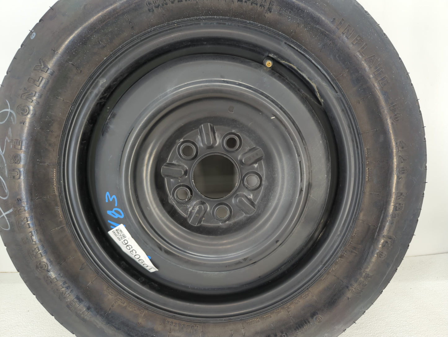 2008-2014 Dodge Avenger Spare Donut Tire Wheel Rim Oem - Oemusedautoparts1.com